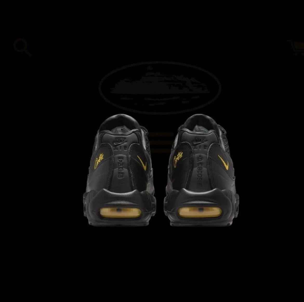 Corteiz × Nike Corteiz airmax 95 Honey blacks US12/UK11 Size US 12 / EU 45 - 4 Thumbnail