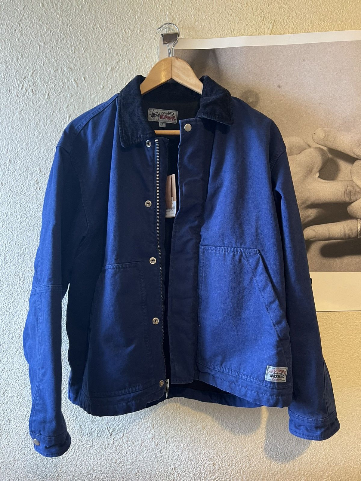 Stussy BNWT Stussy Washed Canvas Shop Jacket Size Small Size US S / EU 44-46 / 1 - 2 Thumbnail