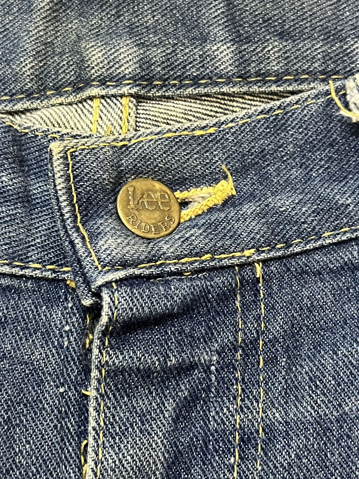 Beauty Beast × Le Grande Bleu (L.G.B.) Vintage Lee Riders Flare Bootcut Denim Size US 33 - 10 Thumbnail