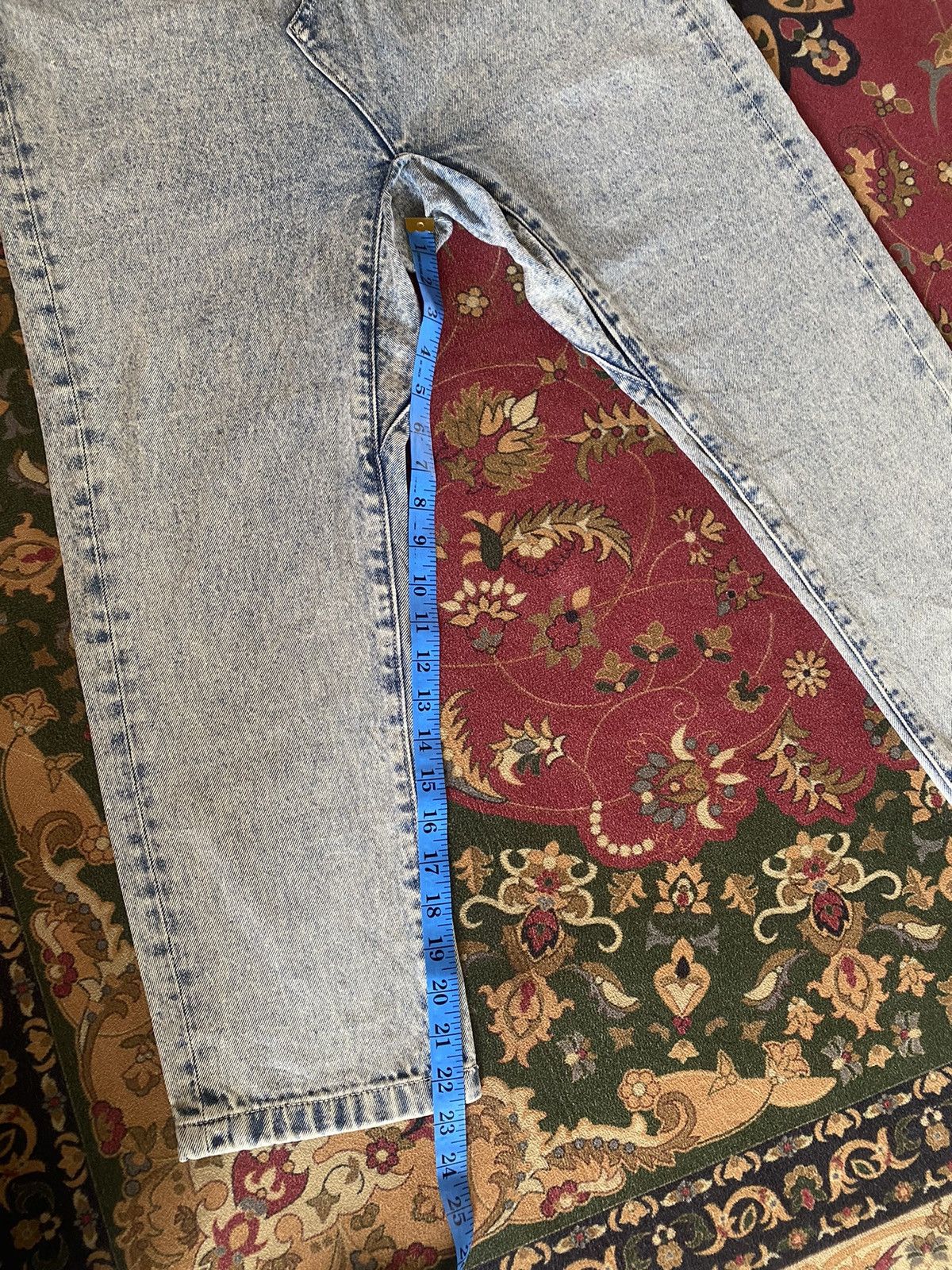 Japanese Brand × Vintage Vintage Cube Sugar Acid Wash Workwear Denim Pant Size US 29 - 16 Thumbnail