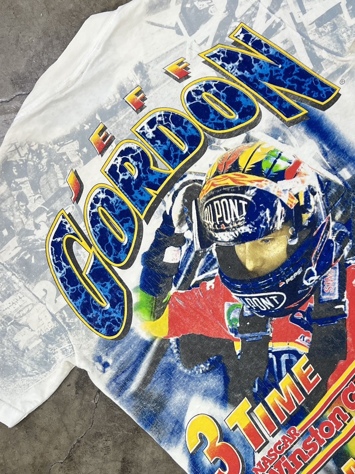 NASCAR Vintage NASCAR AOP Jeff Gordon Champion Racing Tee Medium Size US M / EU 48-50 / 2 - 5 Thumbnail