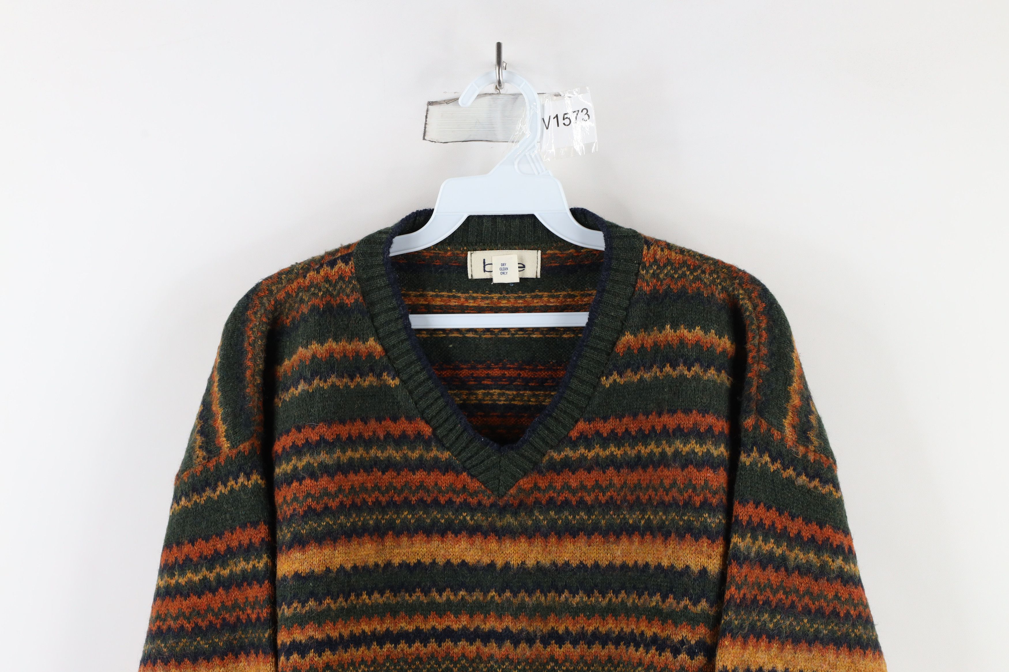 Vintage Vintage 90s Streetwear Rainbow Fair Isle Knit Sweater USA Size M / US 6-8 / IT 42-44 - 2 Thumbnail