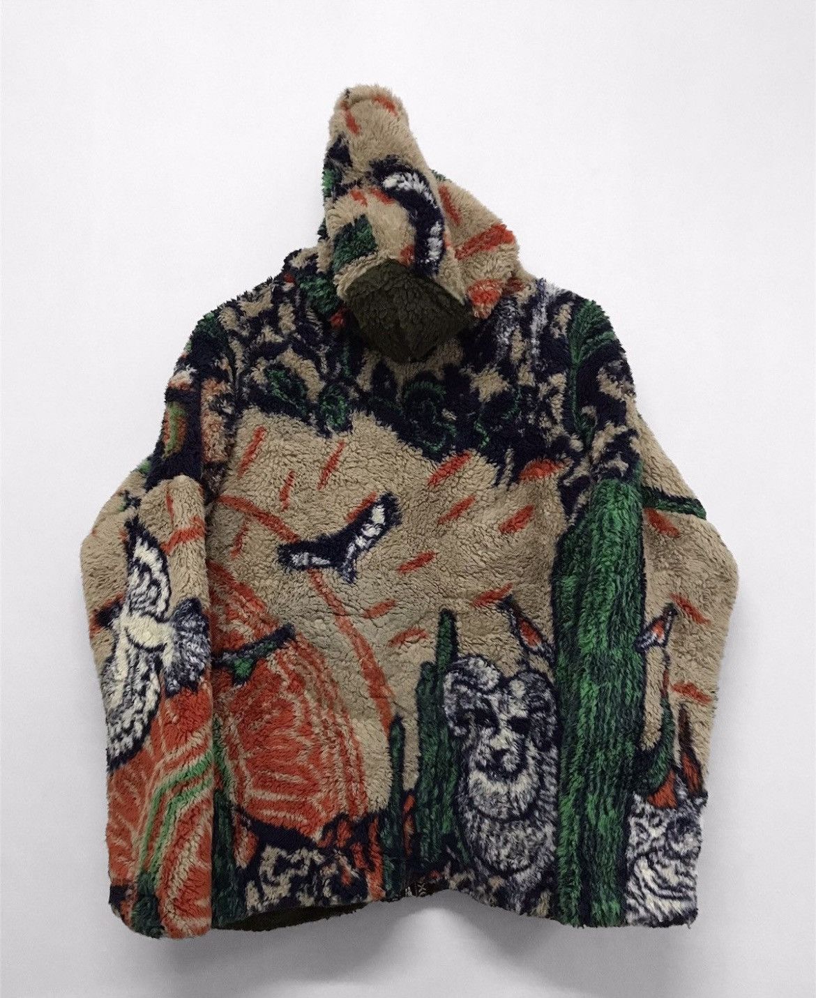 Japanese Brand × Vintage Crazy 1of1 Vintage Japanese Allover print Reversible Fleece Size US L / EU 52-54 / 3 - 2 Thumbnail