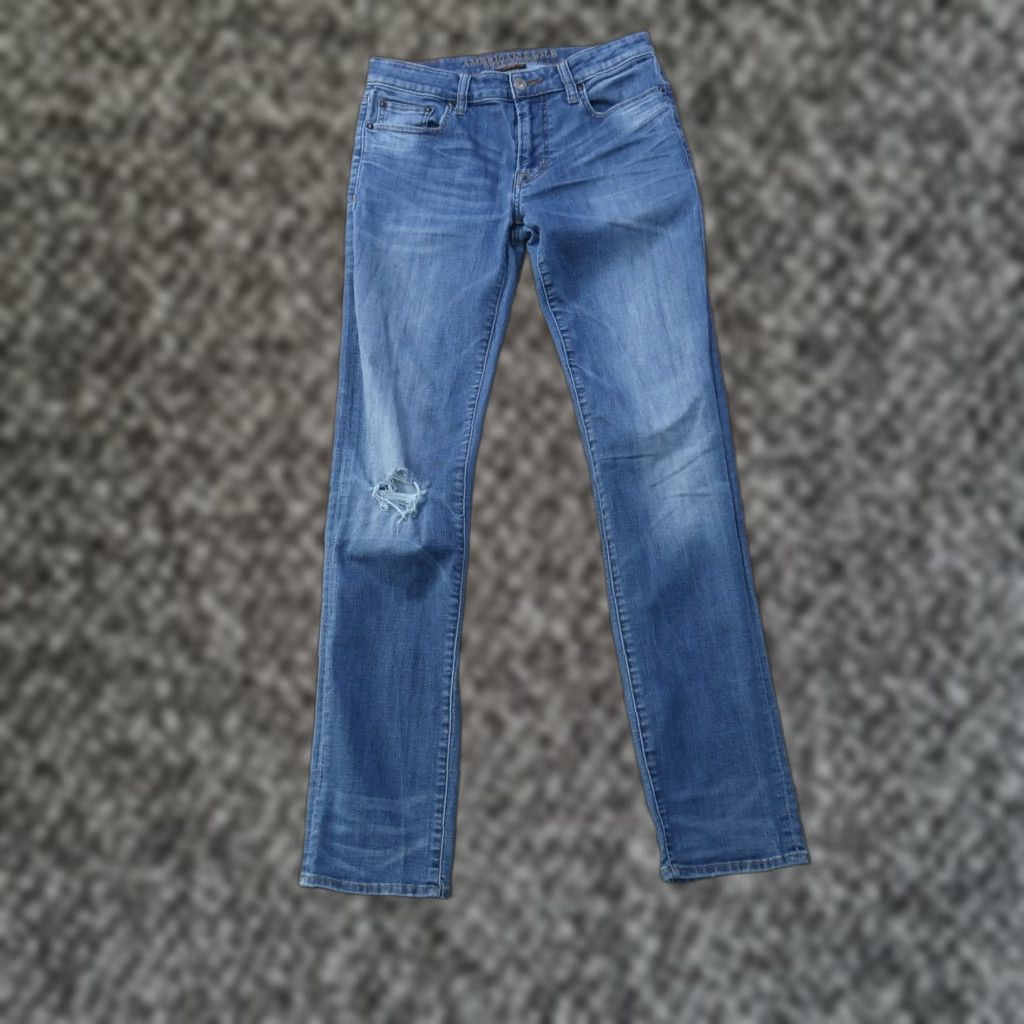 American Eagle Outfitters **American Eagle Men’s Slim Fit Blue Denim Straight Jeans 30x36** User: American Eagle Men’s Slim Fit Blue Denim Straight Jeans 30x36 Size US 30 / EU 46 - 1 Thumbnail