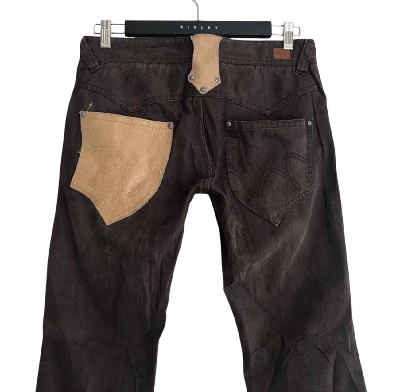 Nicole Club Nicole Club For Men Denim Flares Leather Pocket Size US 32 / EU 48 - 1 Thumbnail