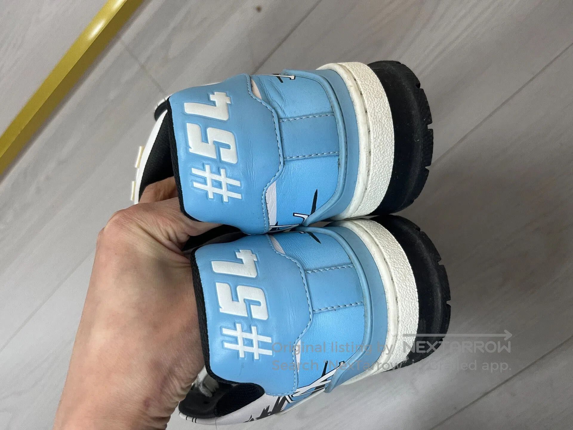 Louis Vuitton LV Trainer Black Blue Graffiti Sneakers. Size US 7.5 / EU 40-41 - 5 Thumbnail