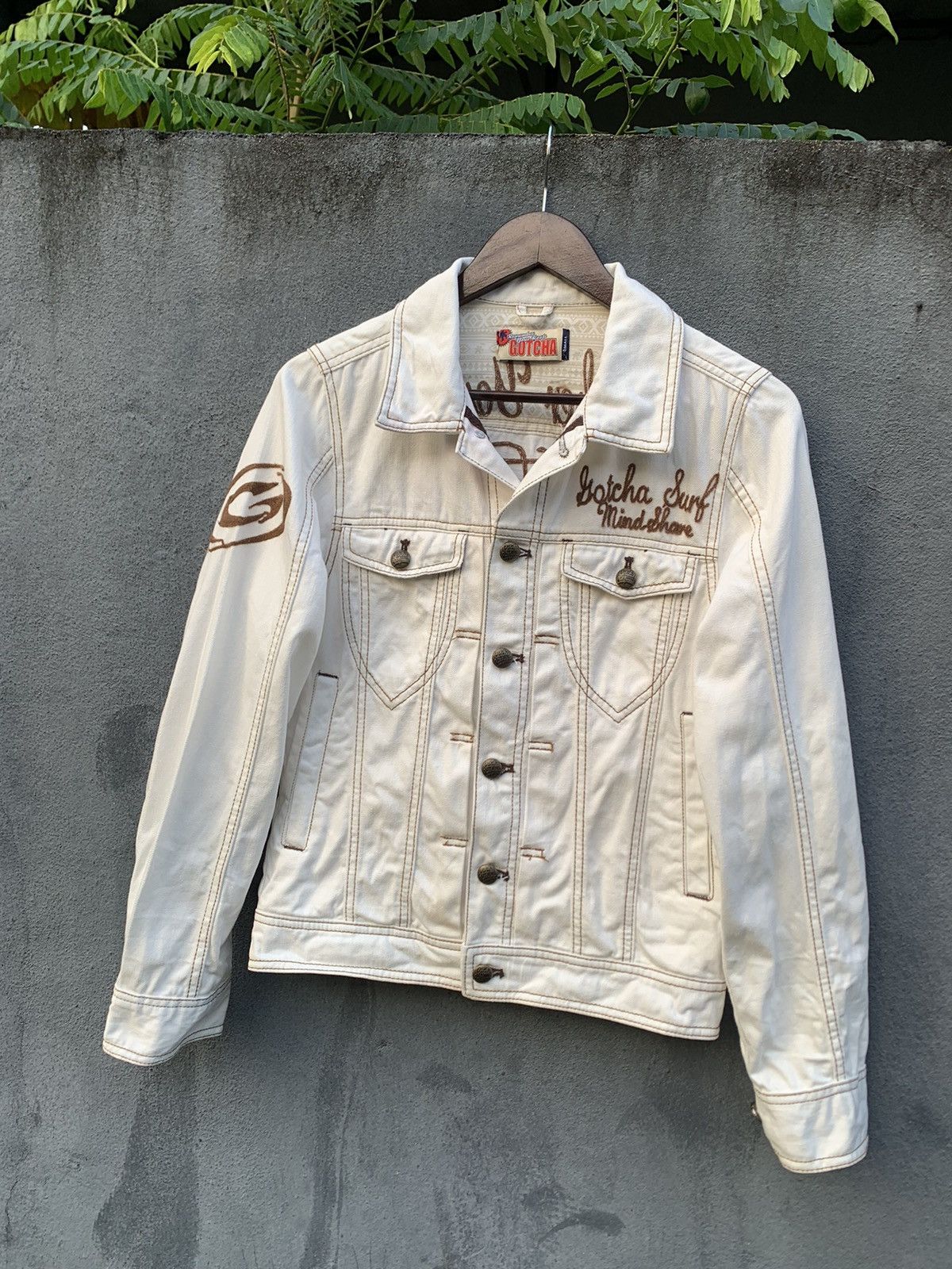 Vintage 👹Vintage GOTCHA CALIFORNIA ROOTS TRUCKER JACKET Size US S / EU 44-46 / 1 - 5 Thumbnail