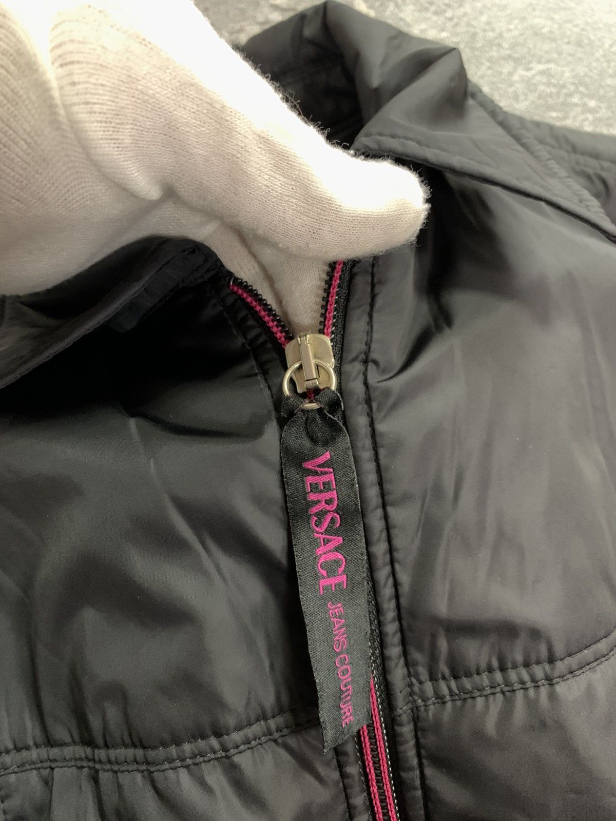 Versace Jeans Couture × Vintage Versace Jeans Couture Nylon Women’s Jacket y2K size M Size M / US 6-8 / IT 42-44 - 3 Thumbnail