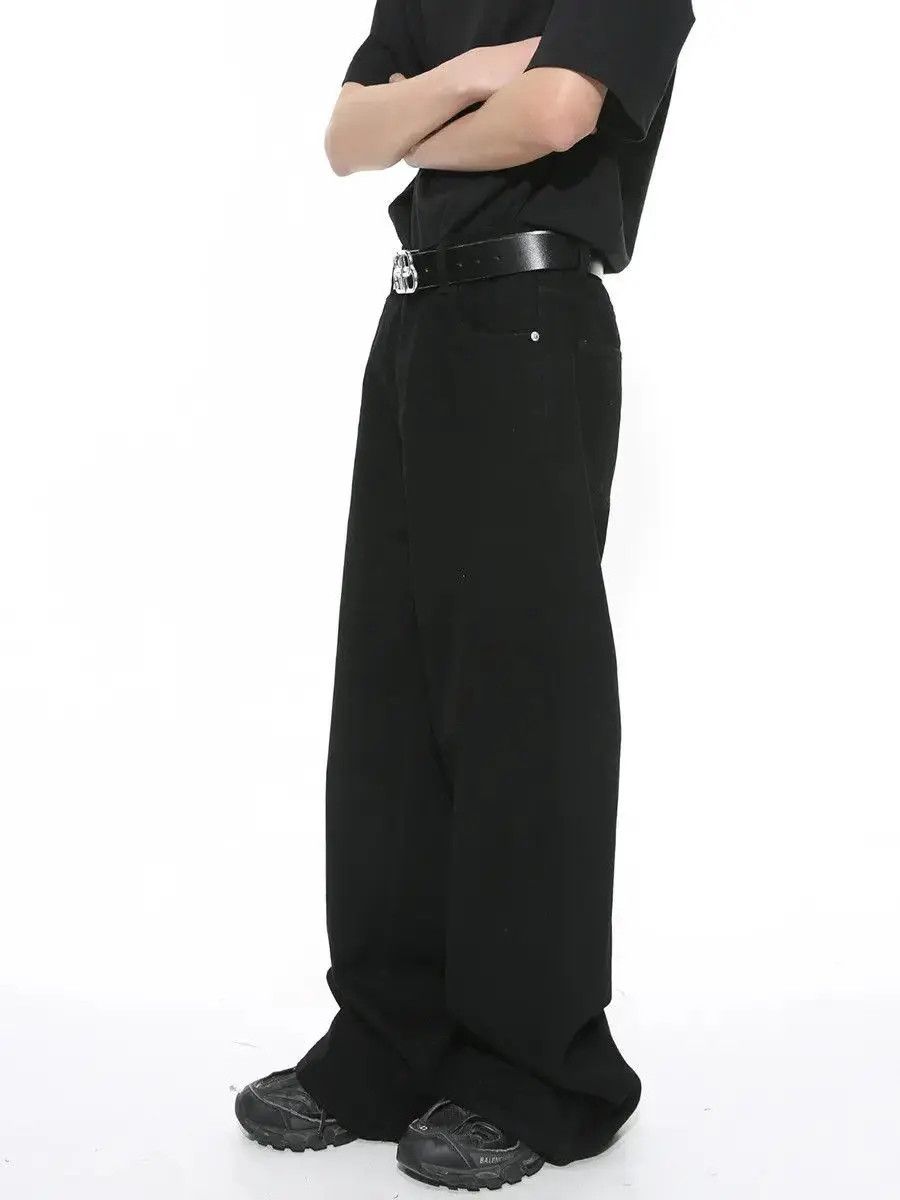 Japanese Brand Retro straight tube loose casual jeans Size US 32 / EU 48 - 3 Thumbnail