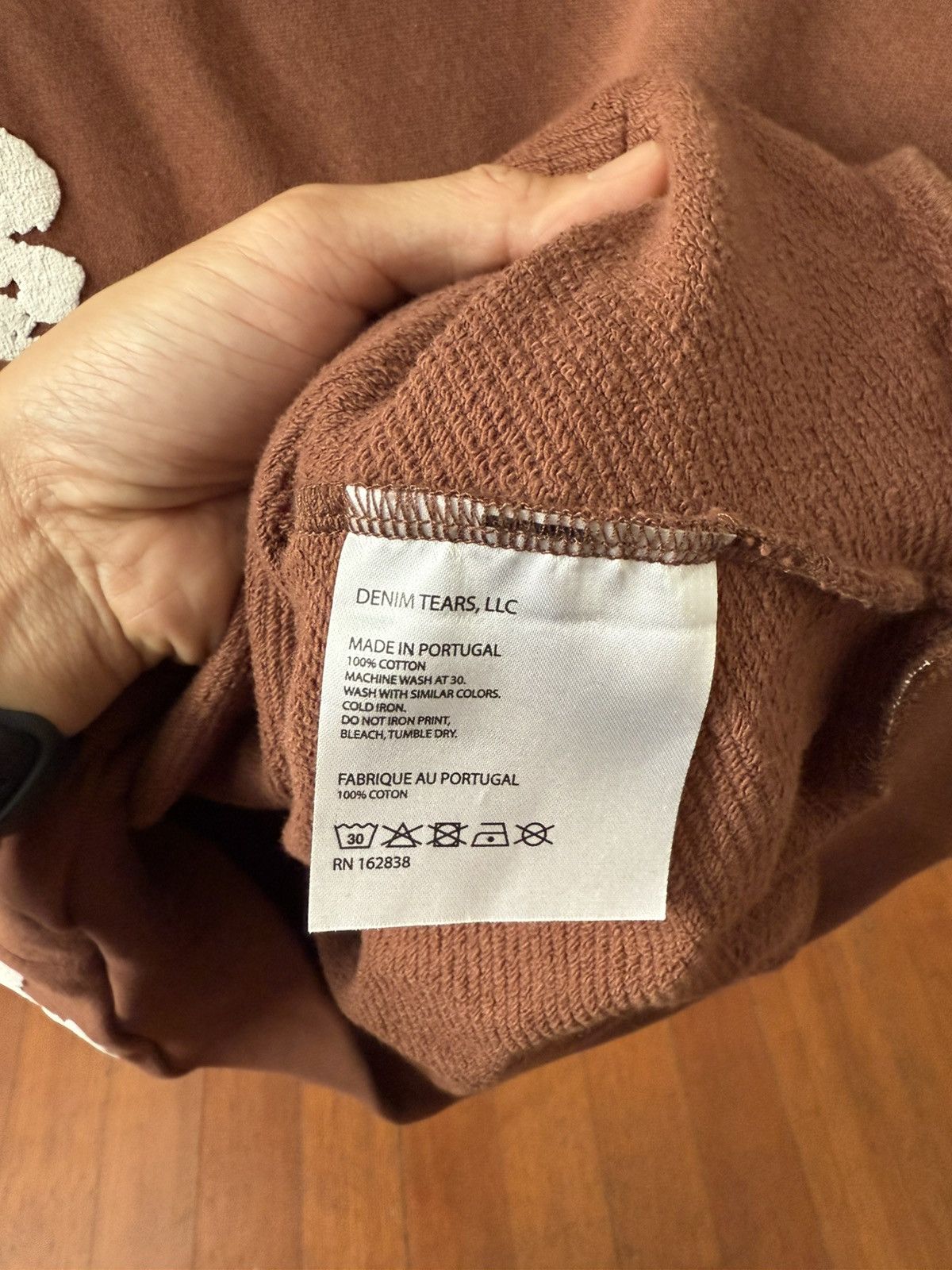 DENIM TEARS NEW Brown Denim Tears Cotton Wreath Hoodie, Size XL Size US XL / EU 56 / 4 - 5 Thumbnail