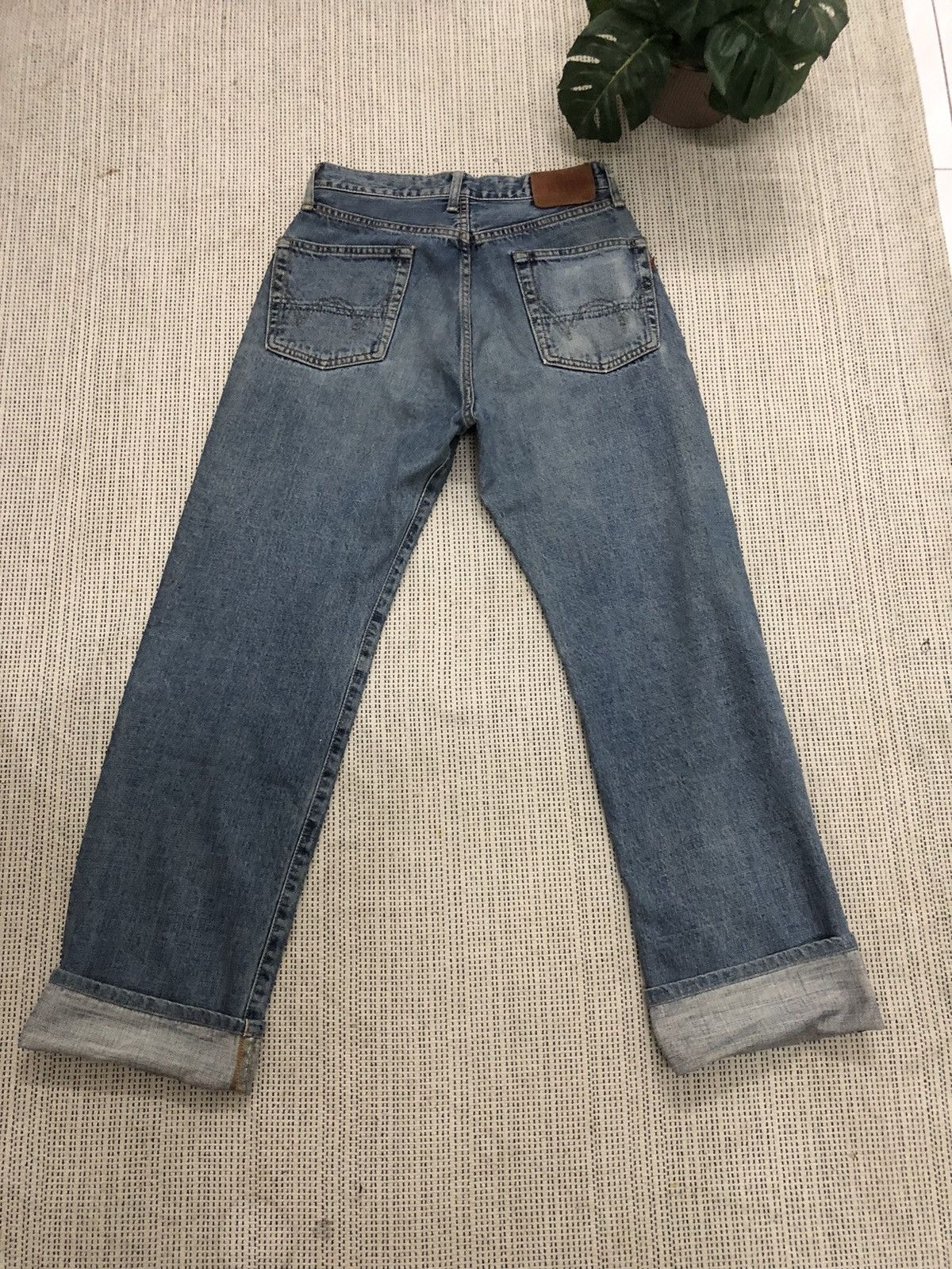 Edwin × Vintage Vintage Selvedge Redline Edwin 505 X w27 Size US 27 - 14 Thumbnail