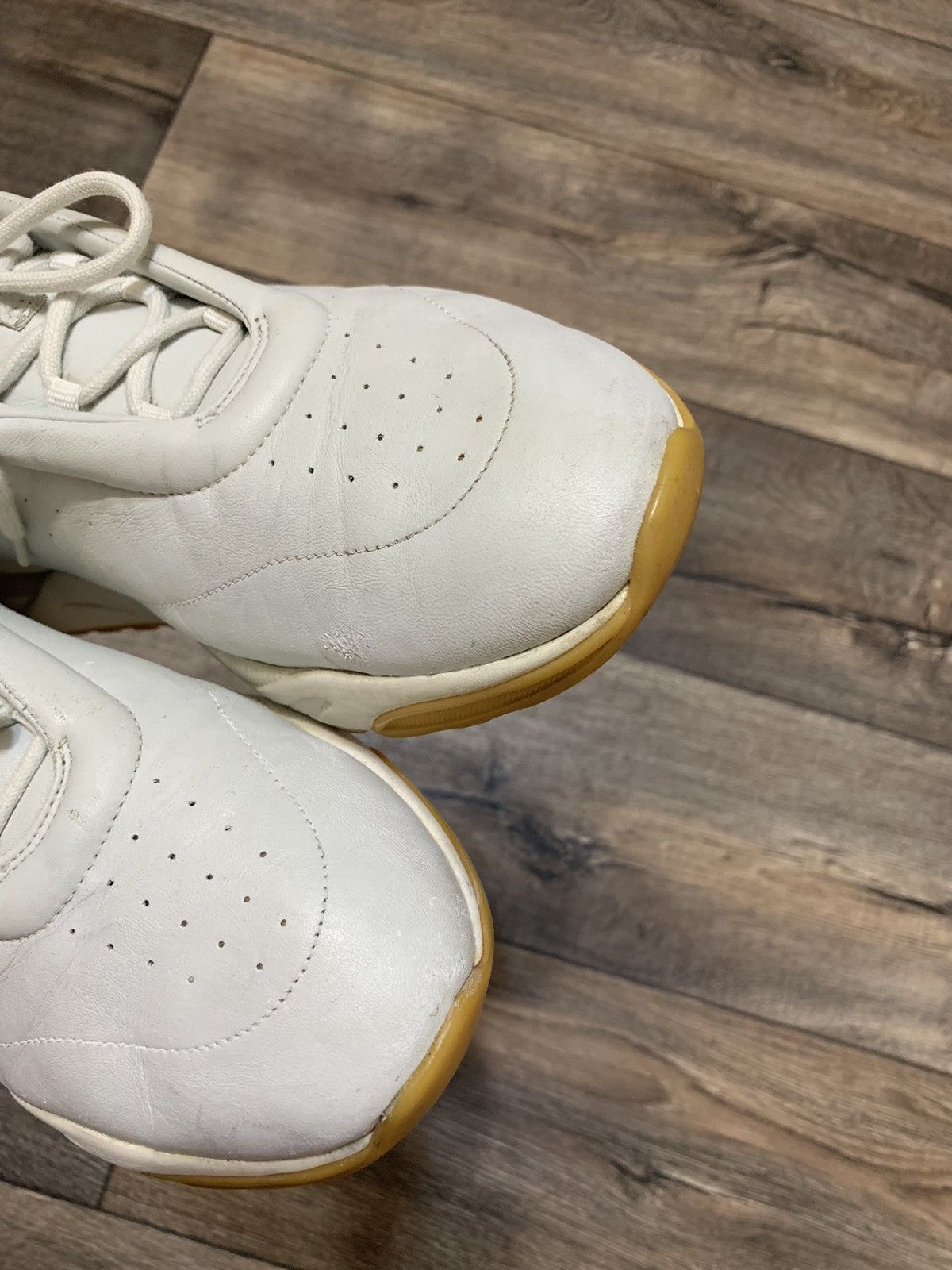 Santoni Santoni White Leather Sneakers Made in Italy US10 Size US 10 / EU 43 - 8 Thumbnail