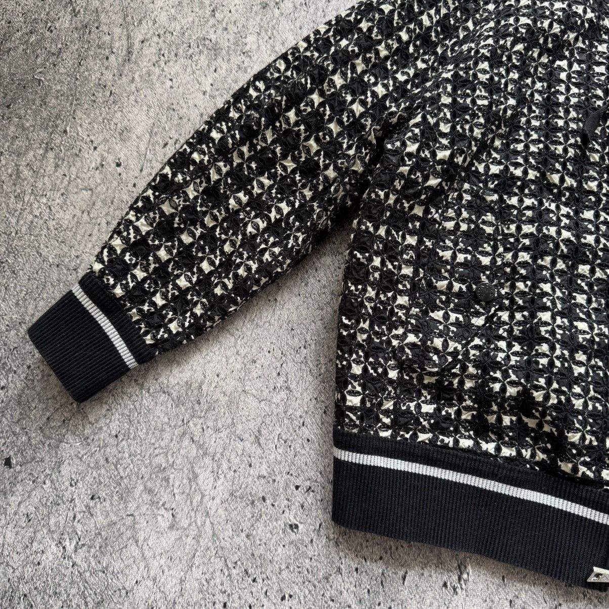 Moncler Moncler tweed print fiadone jacket black womens M size Size M / US 6-8 / IT 42-44 - 5 Thumbnail