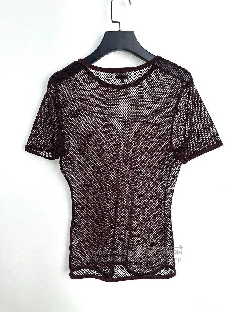 Jean Paul Gaultier Jean Paul Gaultier Mesh Fit Short Sleeve Top. Size US L / EU 52-54 / 3 - 5 Thumbnail