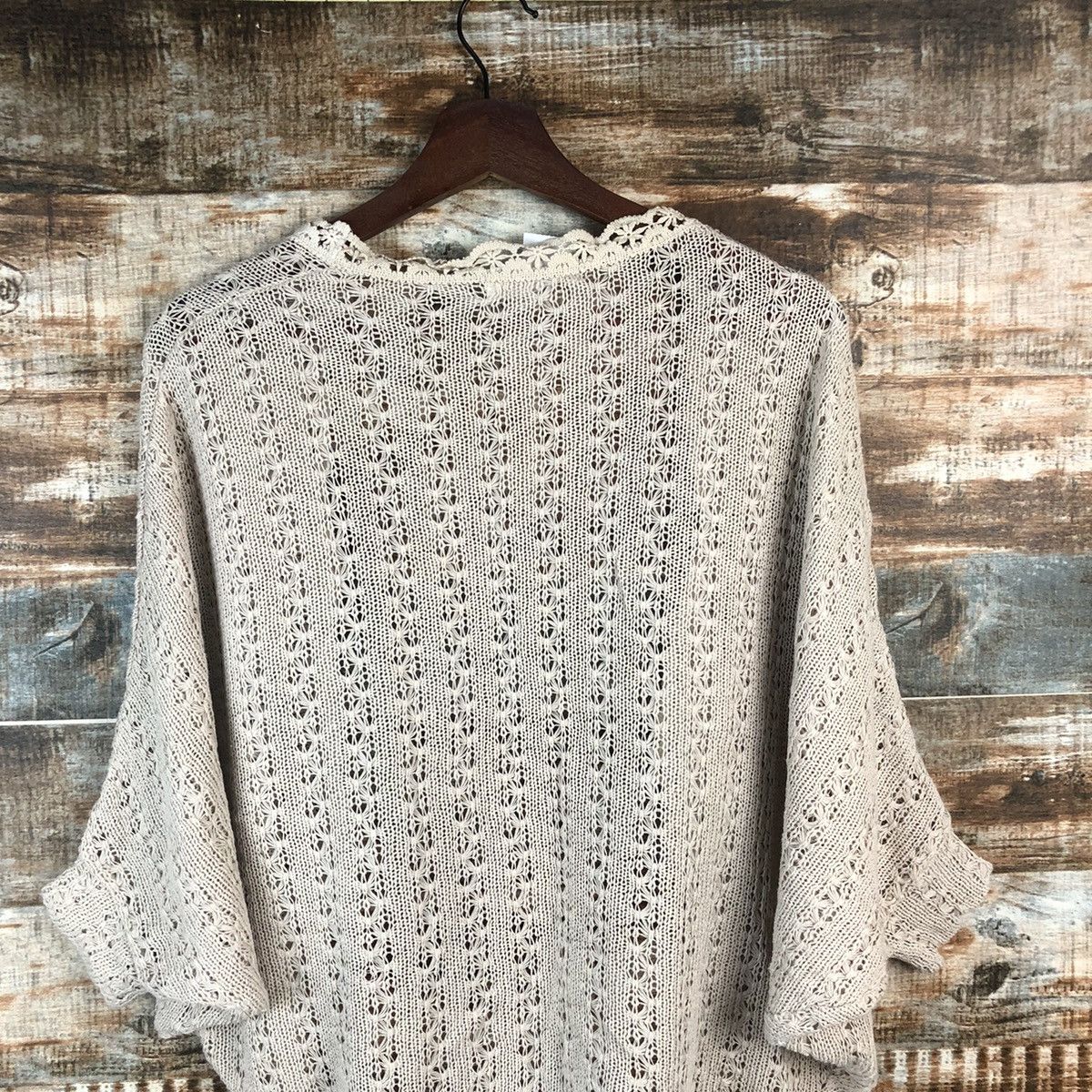 Homespun Knitwear DL Abc une Face vintage crochet Knitwear #C729 Size L / US 10 / IT 46 - 13 Thumbnail