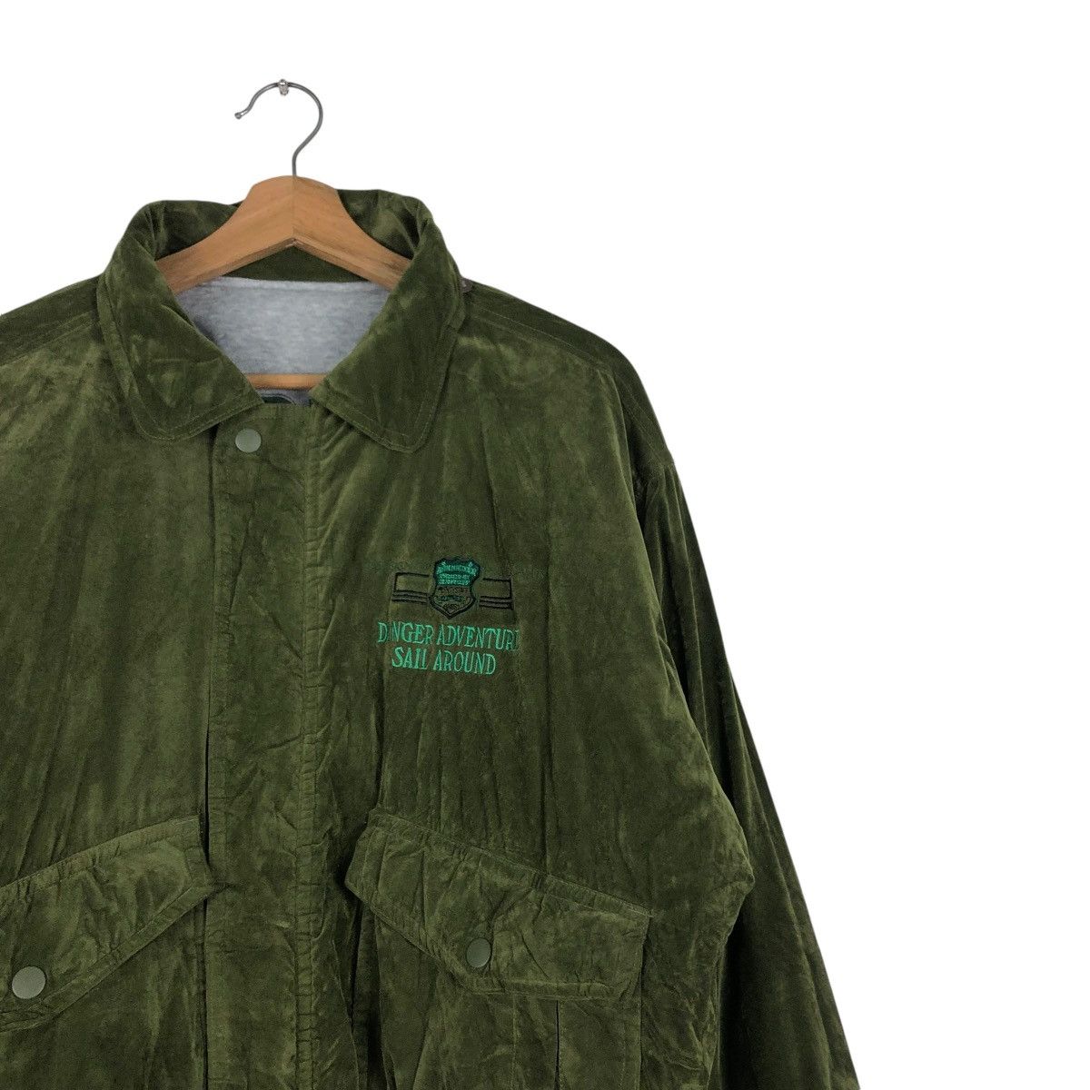 Japanese Brand VTG REVERSIBLE BOMBER JACKET VELVET DANGER SAIL ISSEYMIYAKE Size US M / EU 48-50 / 2 - 8 Thumbnail