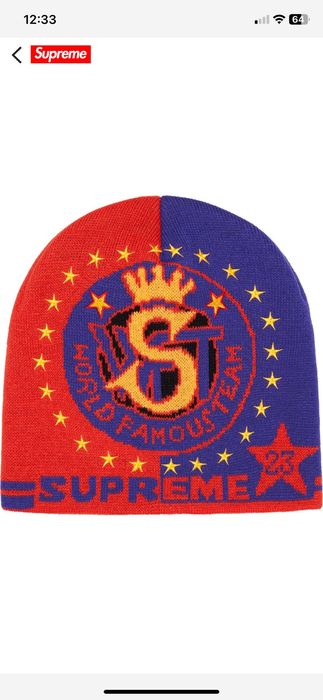 Supreme Supreme Umbro Beanie Red | Grailed