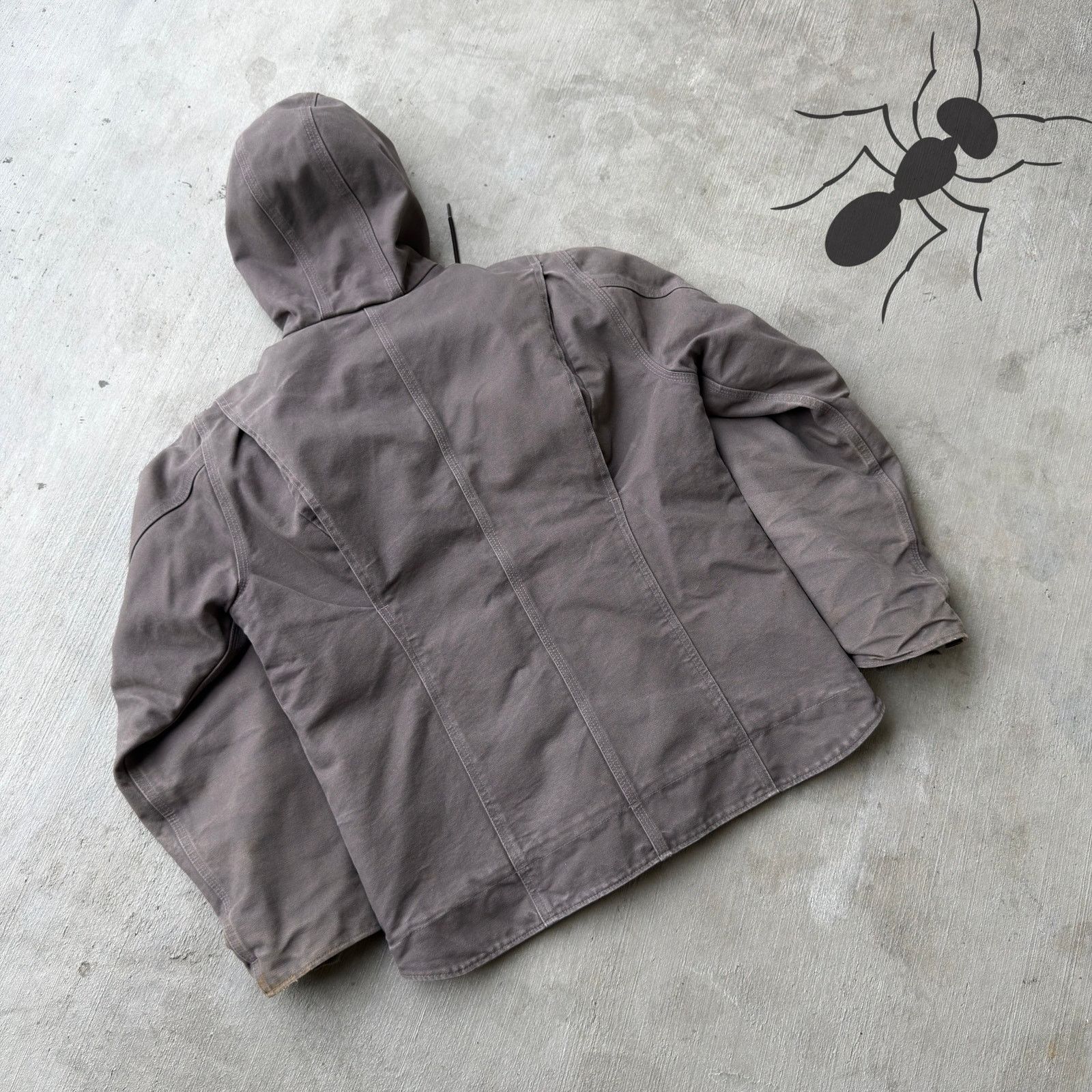 Carhartt × Vintage Carhartt WOMENS WJ141 light brown sierra work wear jacket Size US M / EU 48-50 / 2 - 6 Thumbnail