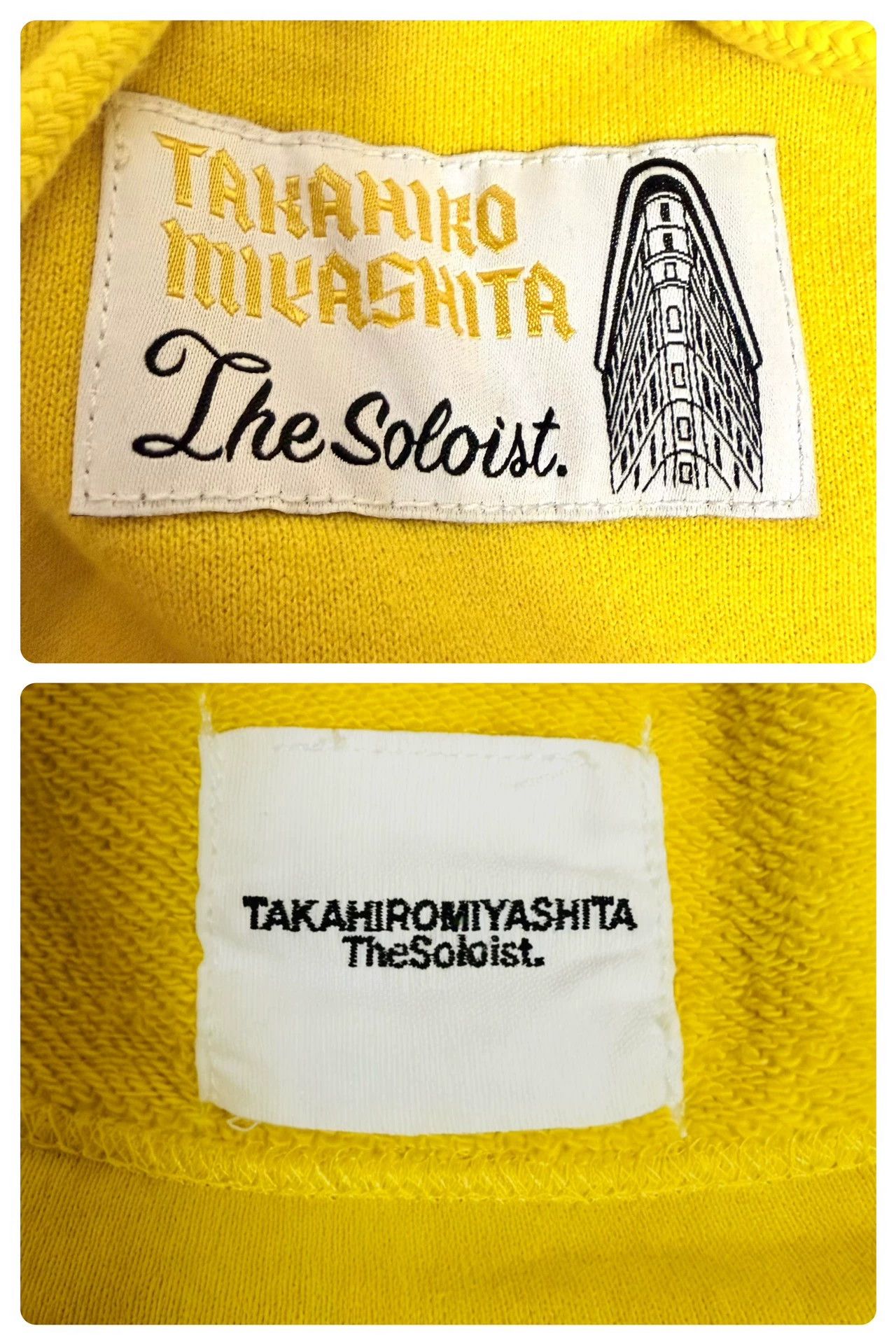 Takahiromiyashita The Soloist. TAKAHIROMIYASHITATheSoloist Yellow Balaclava Adjustable Size ONE SIZE - 7 Thumbnail