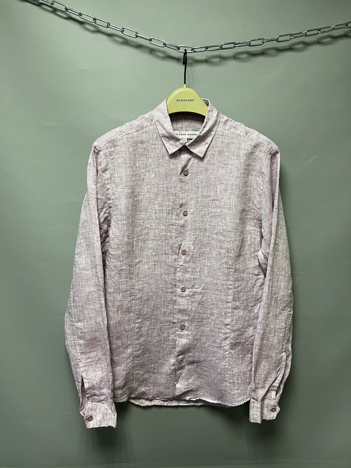 Orlebar Brown Orlebar Brown Shirt Linen Long Sleeve Button Size S Size US S / EU 44-46 / 1 - 1 Thumbnail