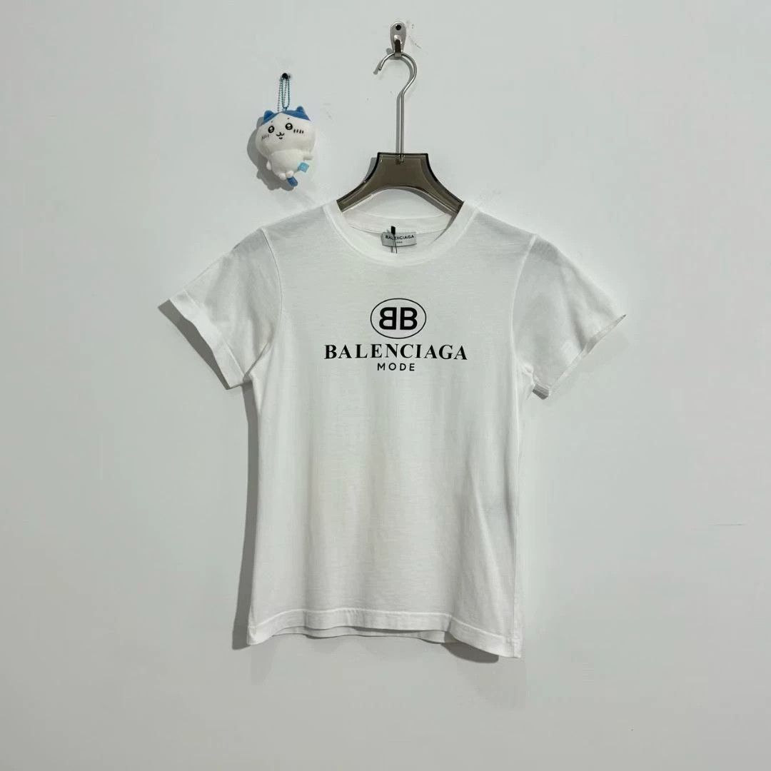 Balenciaga Balenciaga Double B Logo Short Sleeve Size US S / EU 44-46 / 1 - 1 Thumbnail