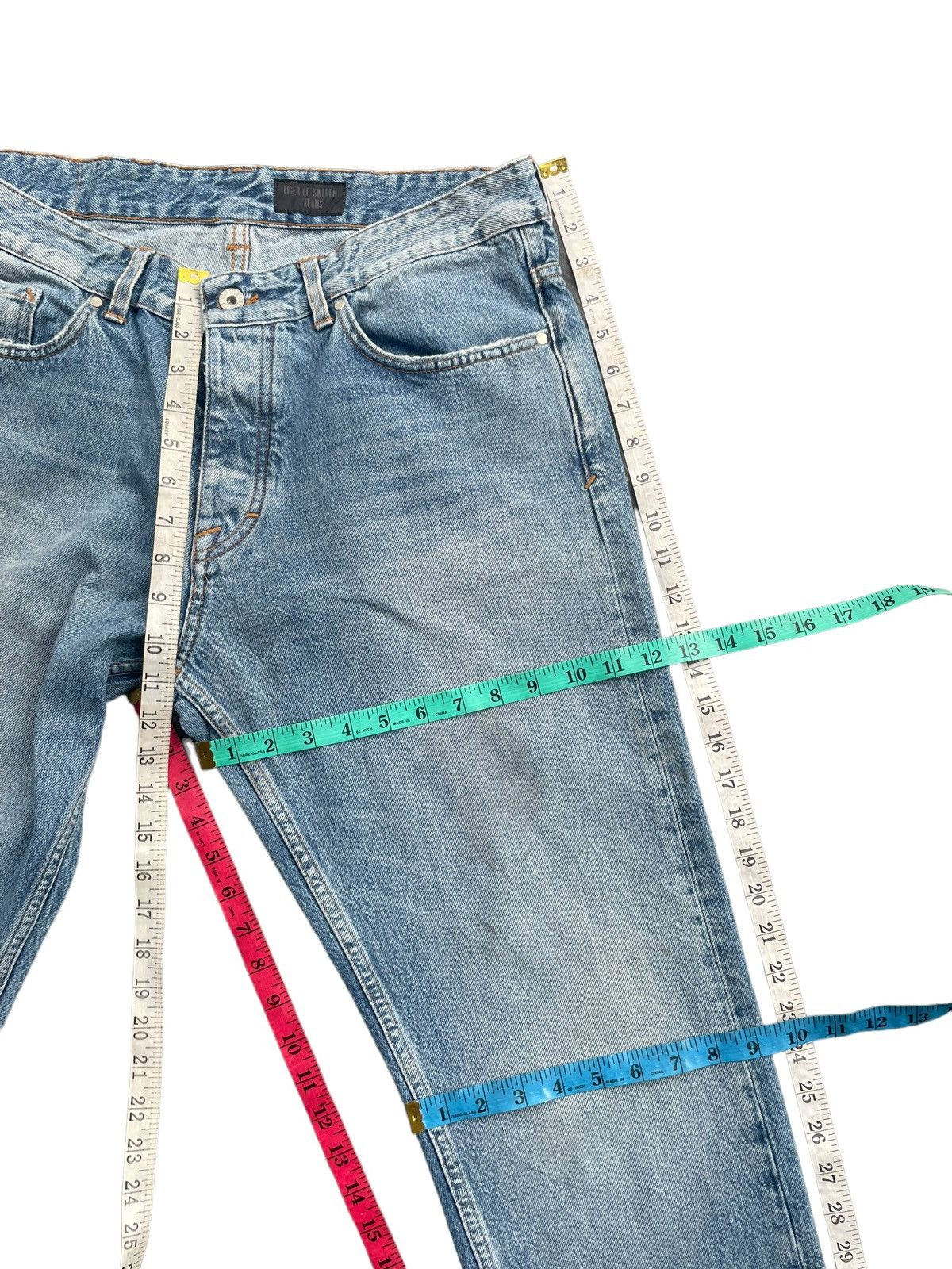 Designer Tiger Of Sweden Stone Wash Denim Size US 34 / EU 50 - 25 Thumbnail