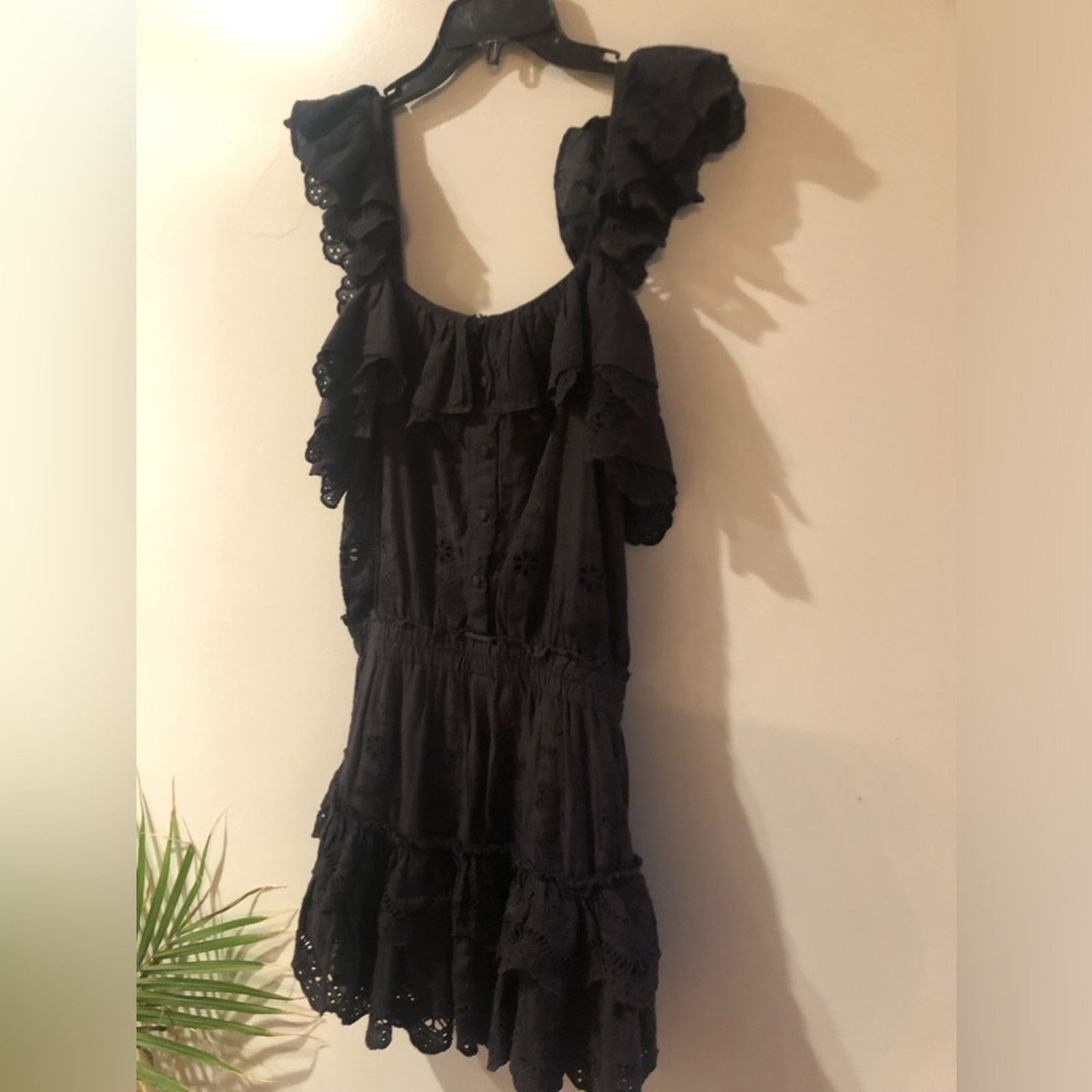 LoveShackFancy Loveshackfancy knitted embroidered dress in black xxs Size XXS / US 00 / IT 34 - 2 Thumbnail