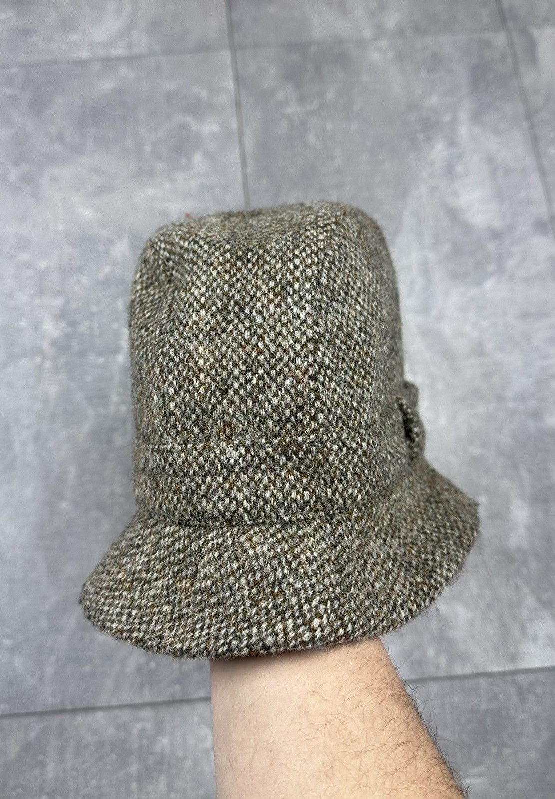 Harris Tweed Vintage Retro Harris Tweed Cap Hats Size ONE SIZE - 4 Thumbnail