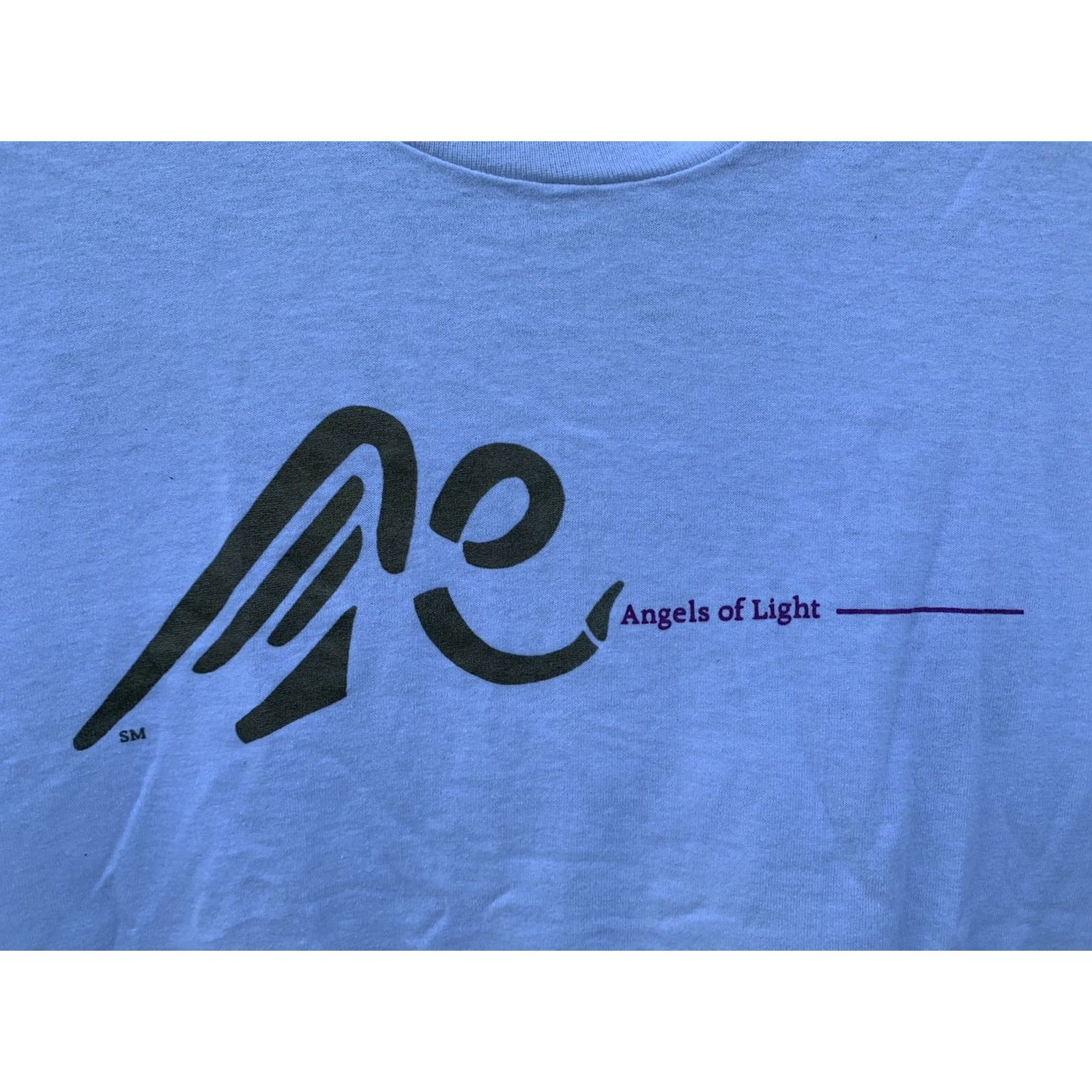 Vintage vintage Angels of Light Mahikari of America t-shirt Screen Stars Best White 50/50 Crew Short Sleeve M Men Logo 80s 90s Size US M / EU 48-50 / 2 - 4 Thumbnail