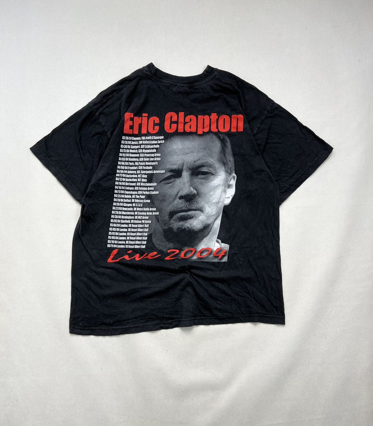 Vintage Tshirt Eric Clapton Live 2004 Tour Vintage Size US XL / EU 56 / 4 - 2 Thumbnail
