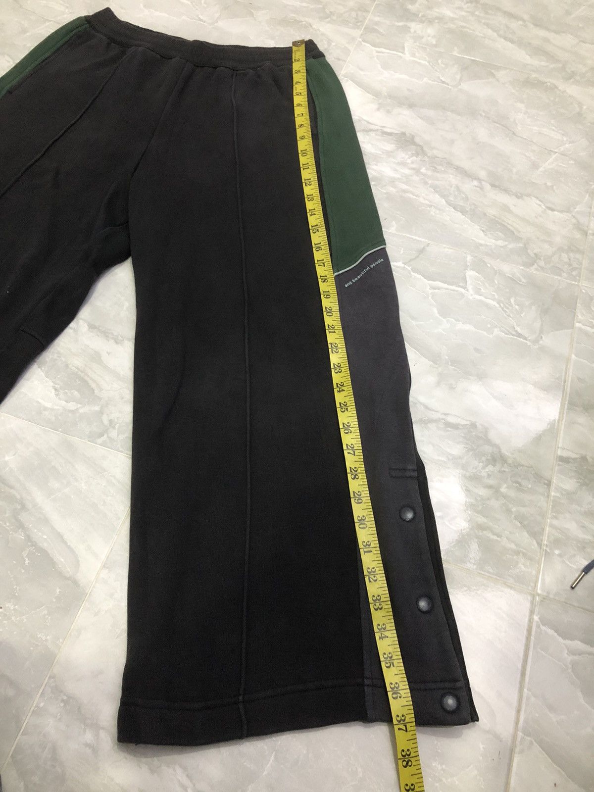 GU 🔥 GU x beautiful people Baggy Panel Track Pants Snap Hem Size US 32 / EU 48 - 11 Thumbnail