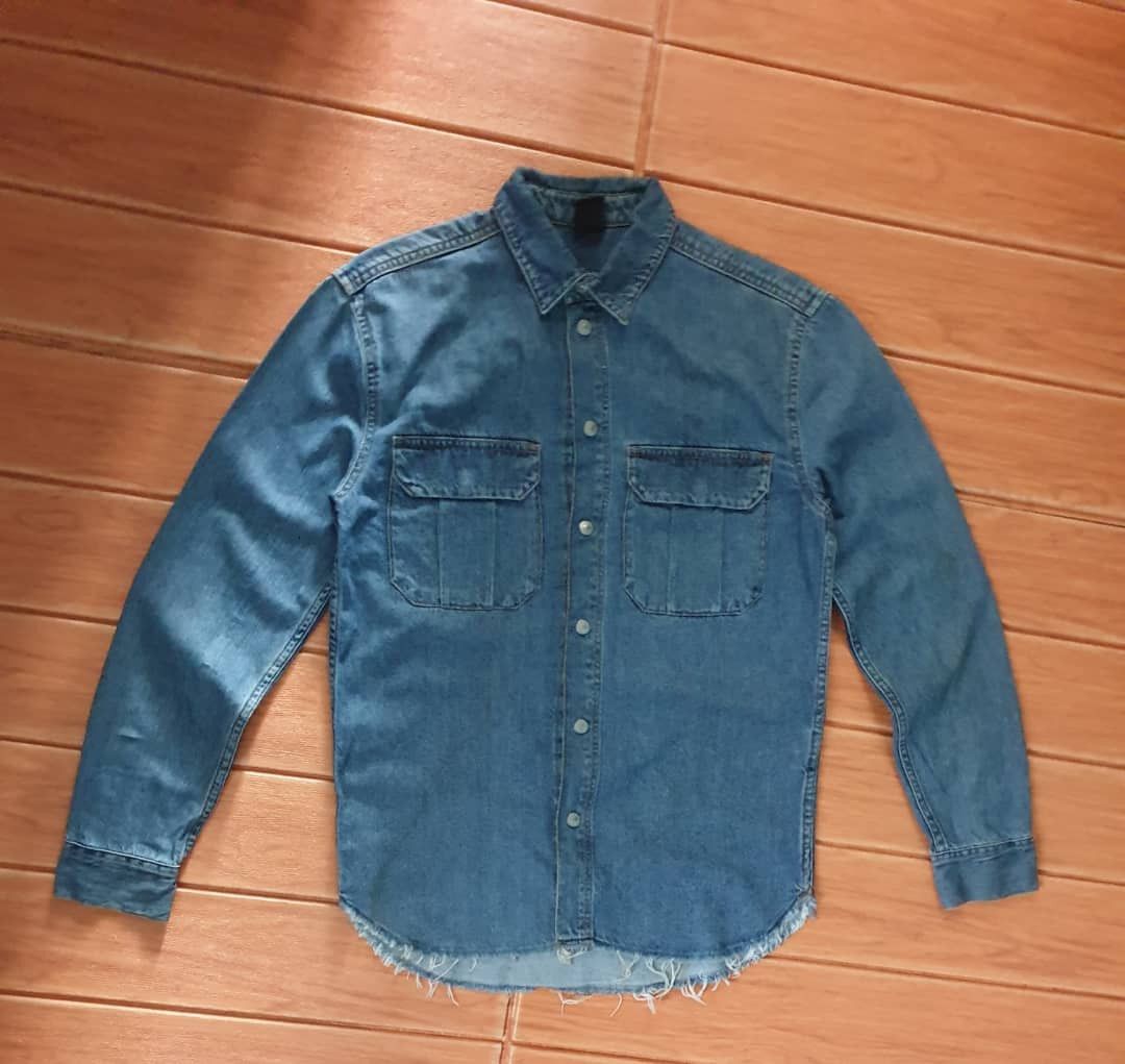 H&M H&M Blue denim shirt Size US M / EU 48-50 / 2 - 5 Thumbnail
