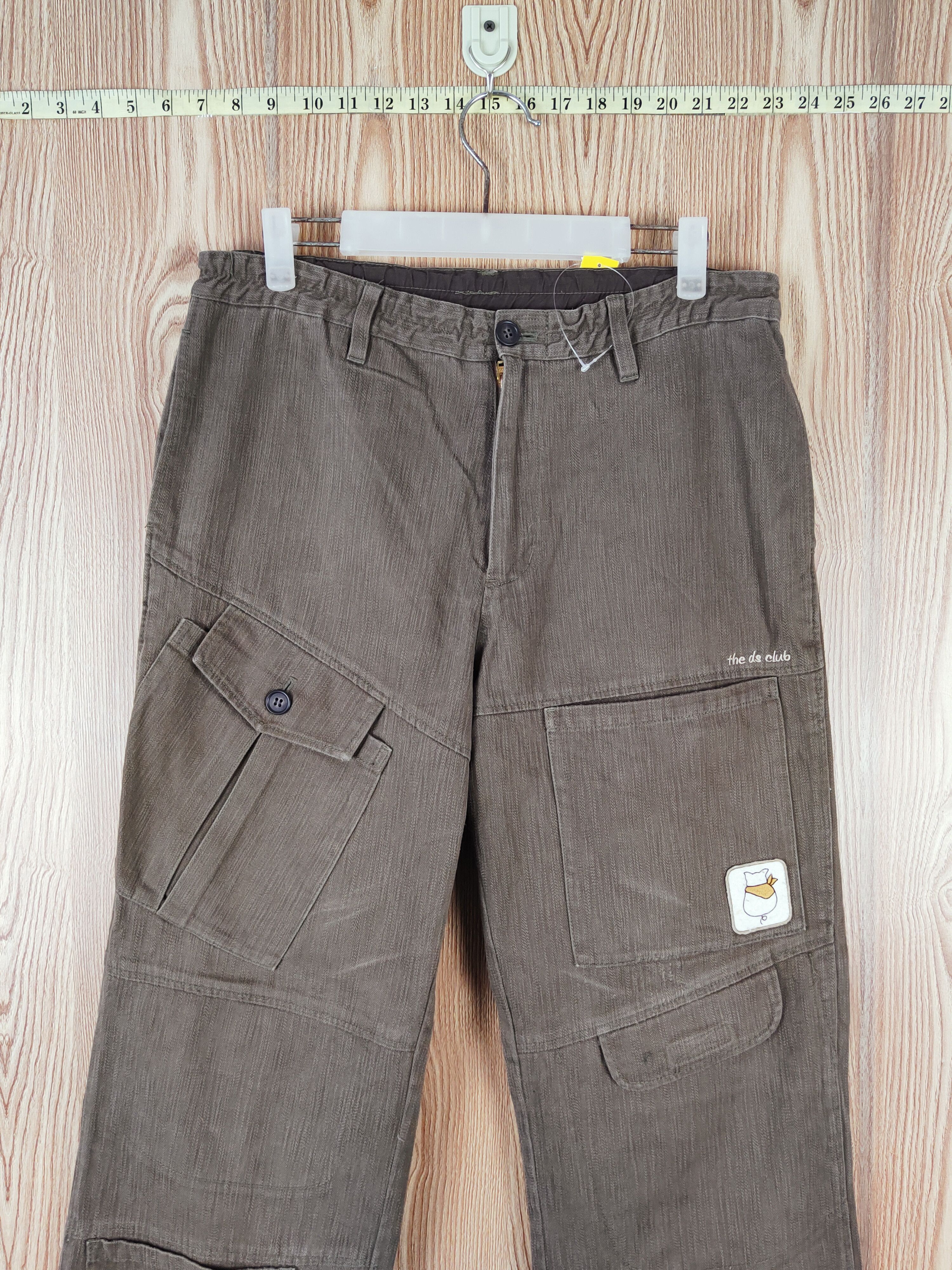 Japanese Brand DS Club Dark Brown Multipocket Tactical Cargo Pants #W330 Size US 32 / EU 48 - 2 Thumbnail