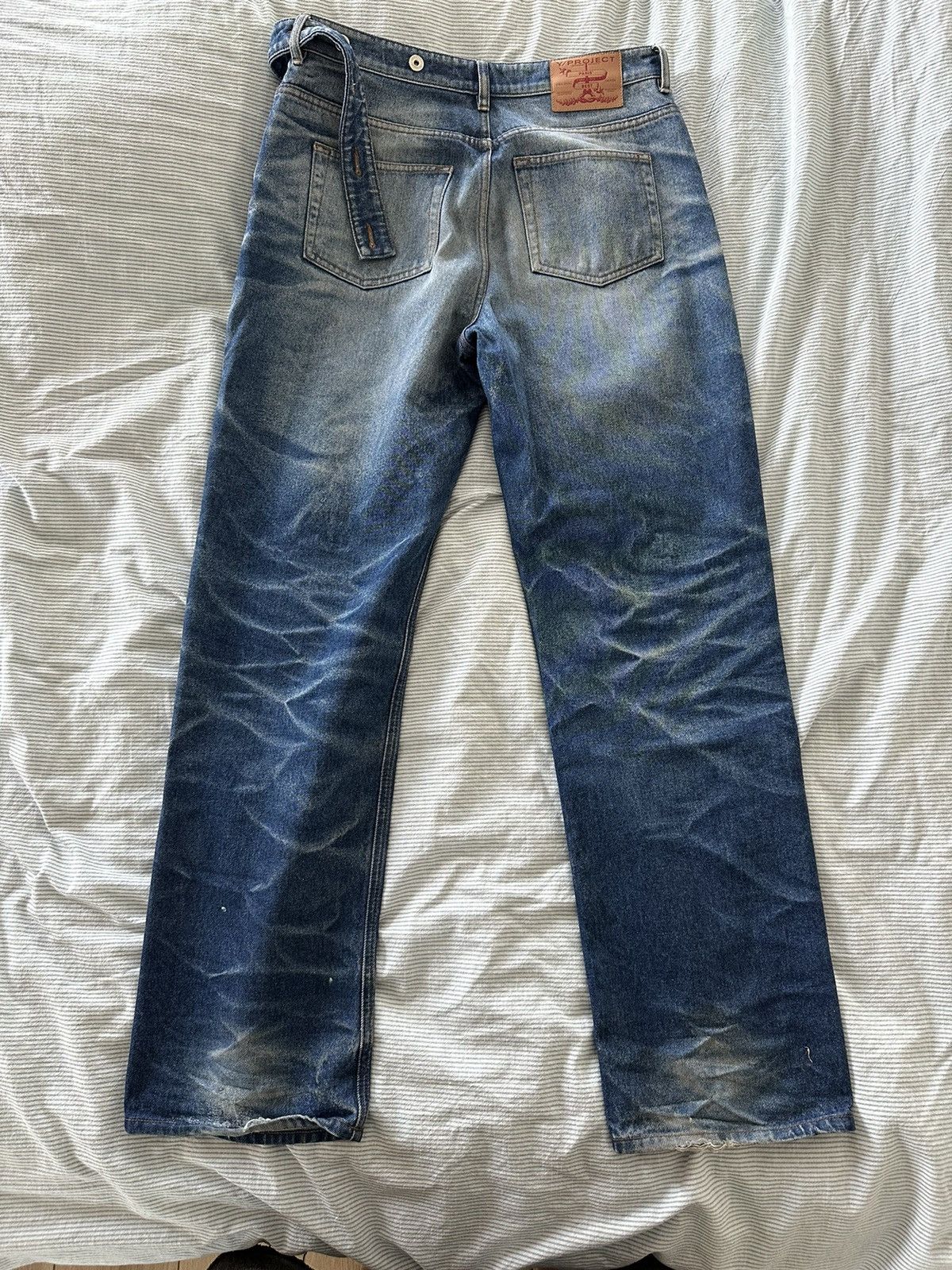 Y/Project Y/Project Lazy layered straight leg denim Size US 34 / EU 50 - 5 Thumbnail