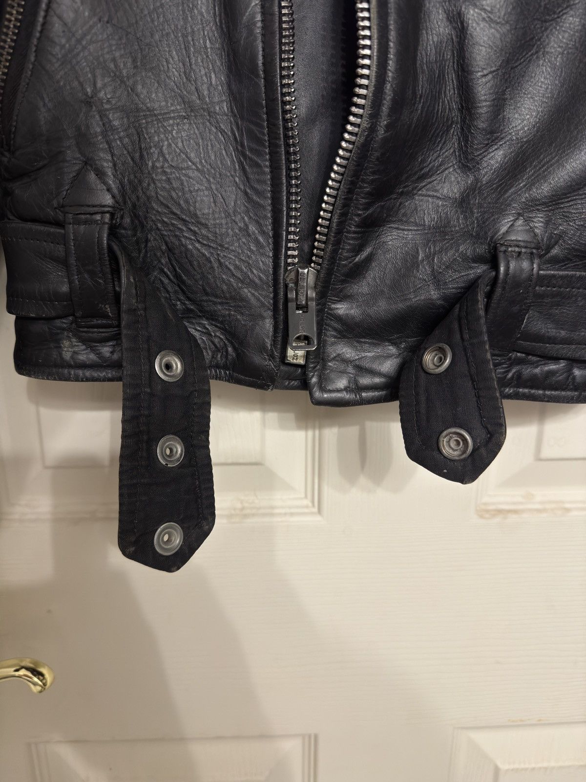 Vintage Rare 50s Guide Master by Wolf of Boston Leather Jacket Size XS / US 0-2 / IT 36-38 - 9 Thumbnail