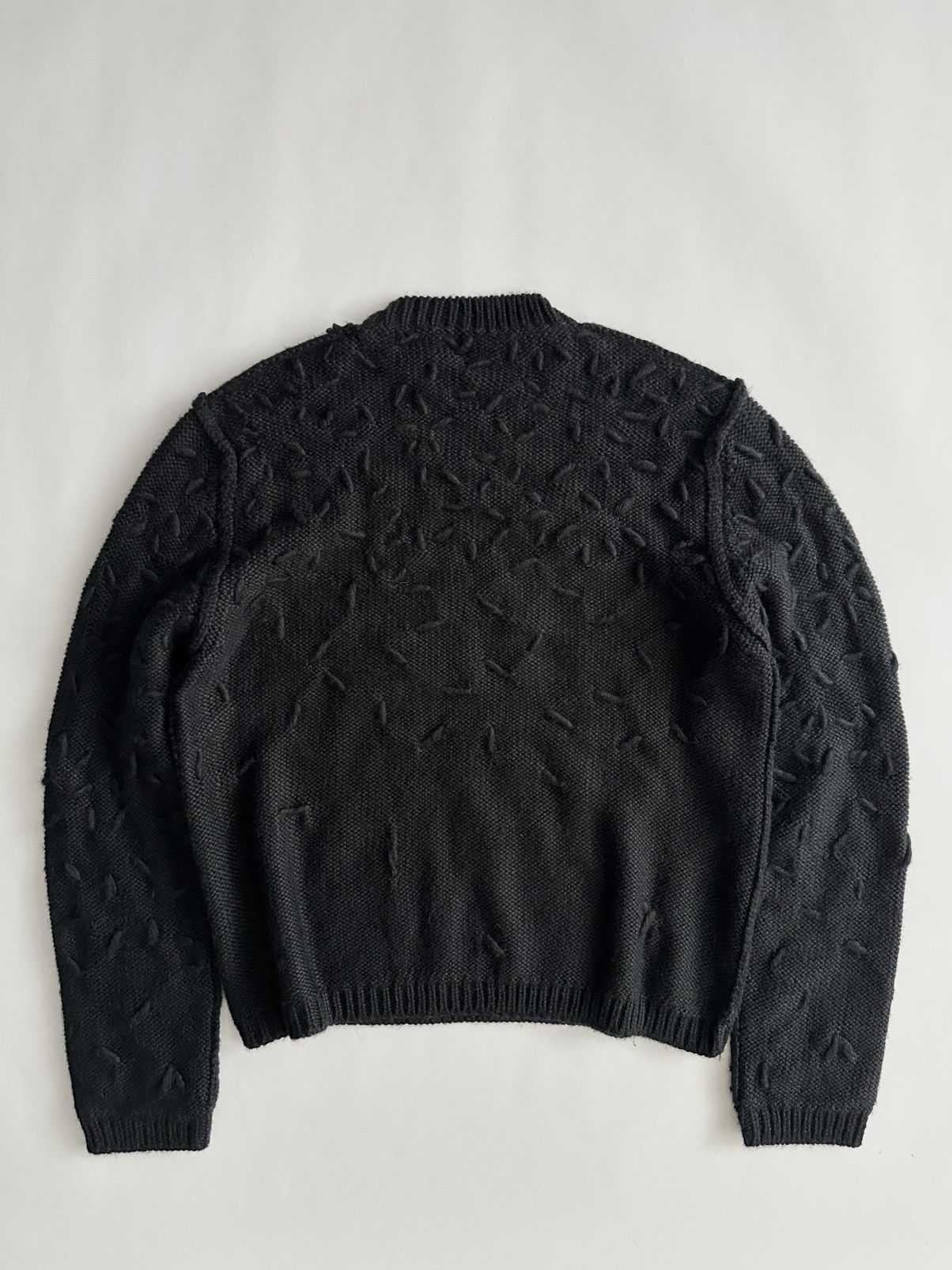 Jil Sander Jil Sander Early 2000’s Heavy Alpaca Textured Sweater Size US L / EU 52-54 / 3 - 2 Thumbnail