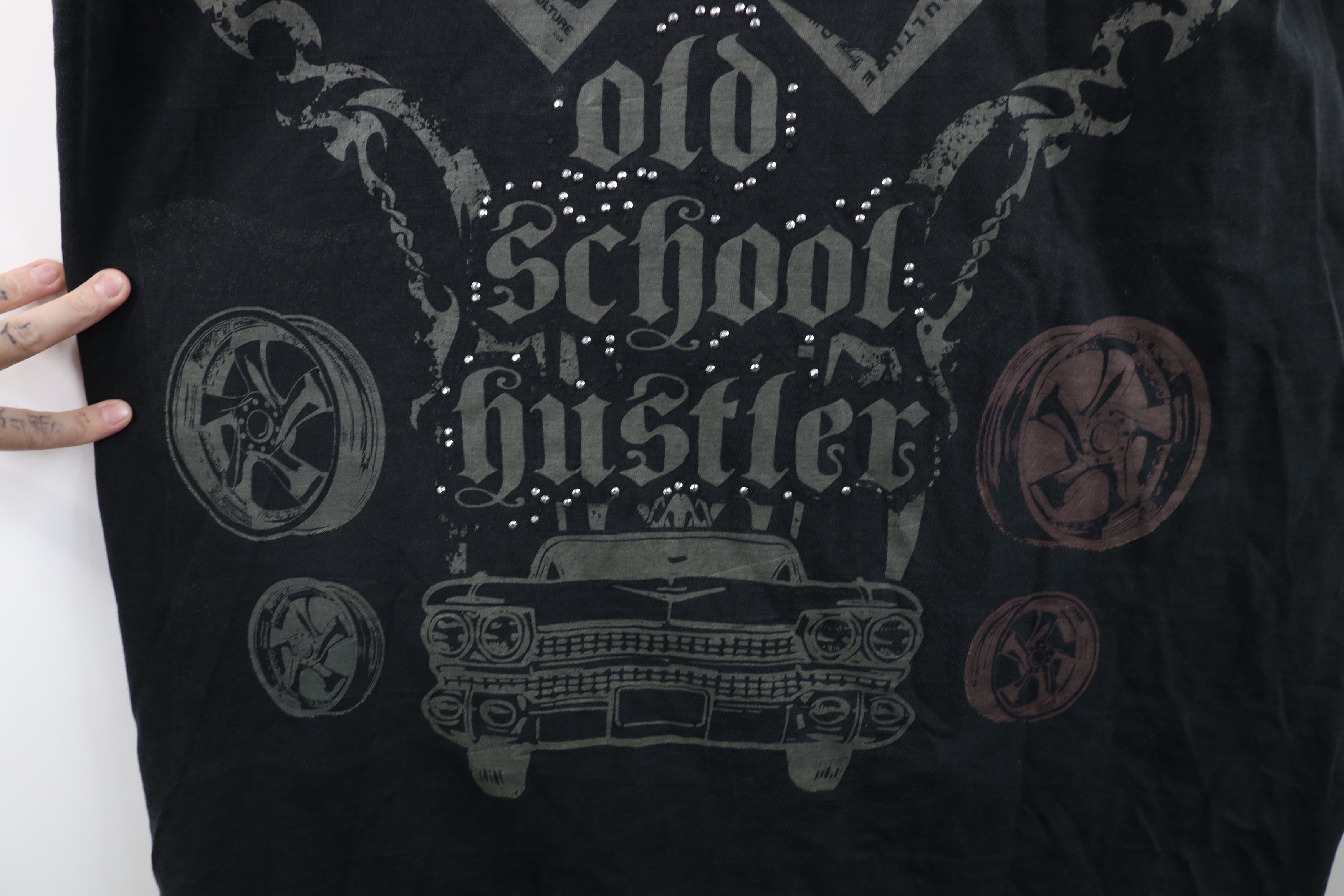 Vintage Vintage Y2K Streetwear School Hustles Rap Hip Hop T-Shirt Size US XXL / EU 58 / 5 - 5 Thumbnail
