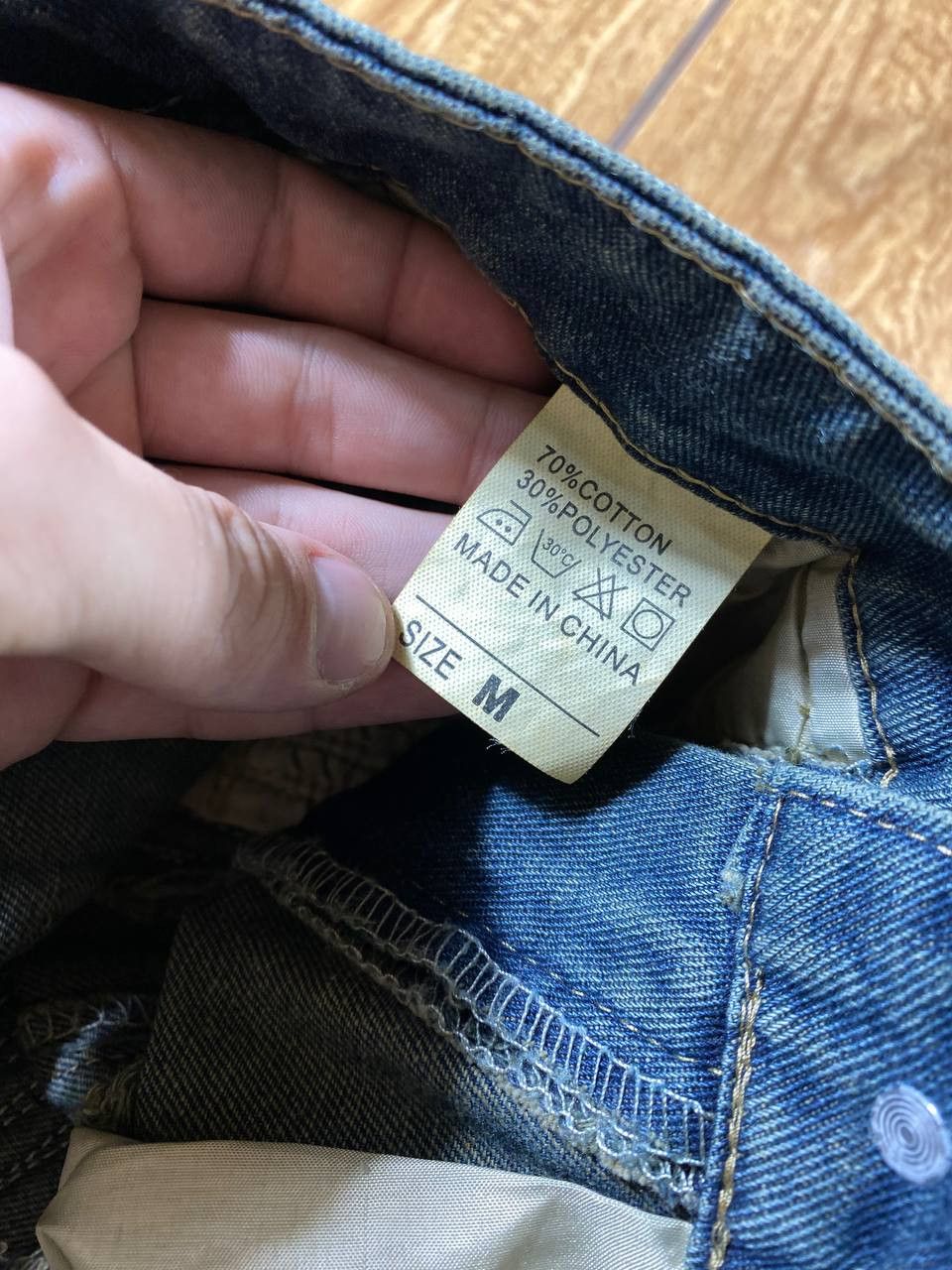 Japanese Brand × Vintage Y2K Vintage Topshop Distressed Denim Mini Skirt Size 34" / US 12 / IT 48 - 7 Thumbnail