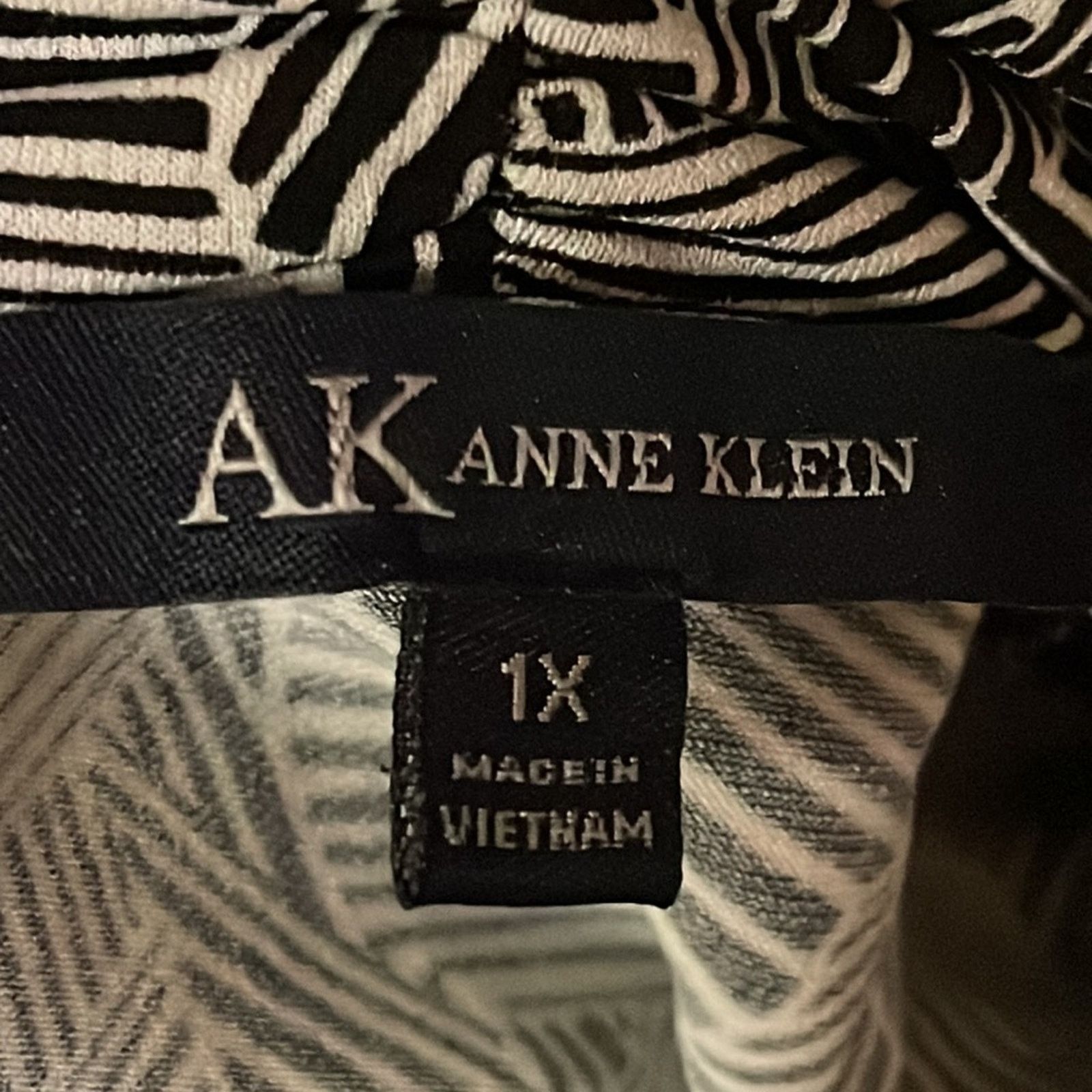 Other AK Ann Klein Black and White Long Sleeve Shirt Size 1X Size XL / US 12-14 / IT 48-50 - 8 Thumbnail