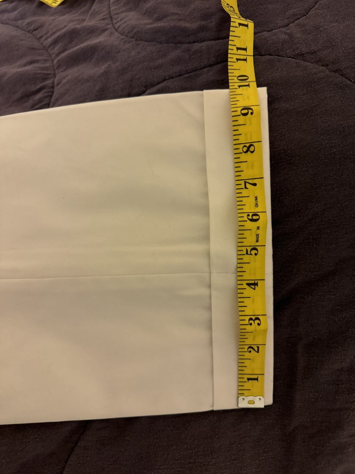 Sid Mashburn White Cotton Chinos Pants 40x28 2XL Made in USA MiUSA Size US 40 / EU 56 - 9 Thumbnail