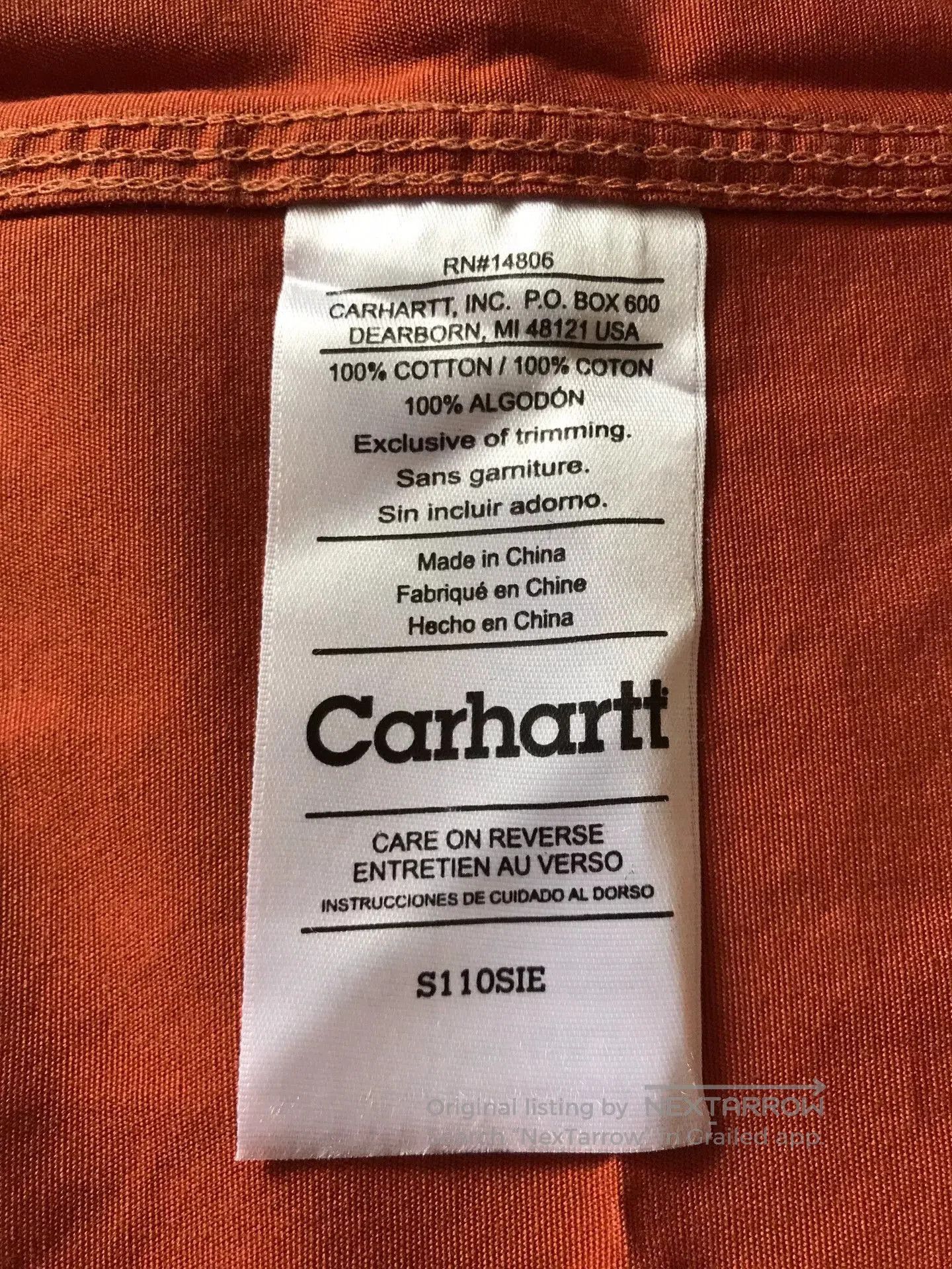 Carhartt Carhartt S110 SIE Short. Size US S / EU 44-46 / 1 - 8 Thumbnail