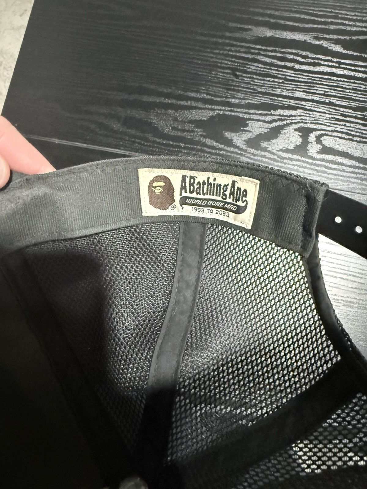Bape Bape Kiss Font Trucker Hat Size ONE SIZE - 8 Thumbnail