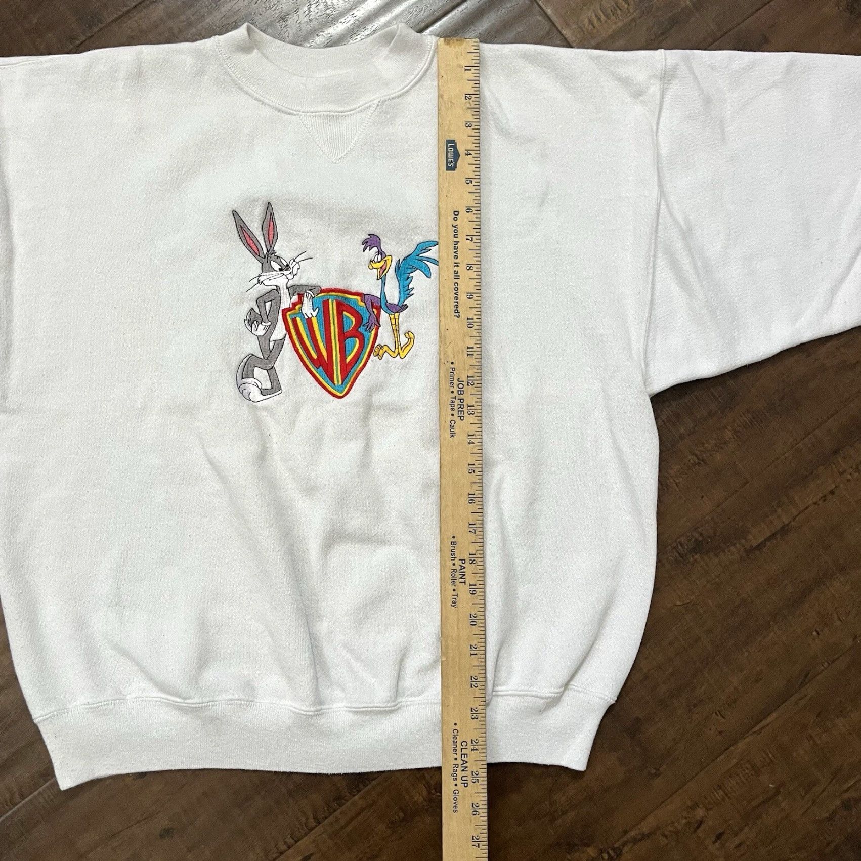 Vintage VINTAGE 80s Warner Brothers Looney Tunes Sweatshirt Mens Large Road Bugs Bunny Size US L / EU 52-54 / 3 - 4 Thumbnail
