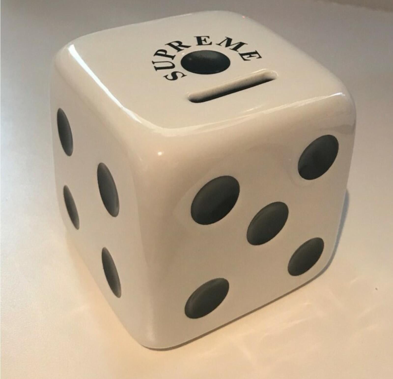 Supreme SS11 Supreme Ceramic Piggy Bank Dice | Grailed