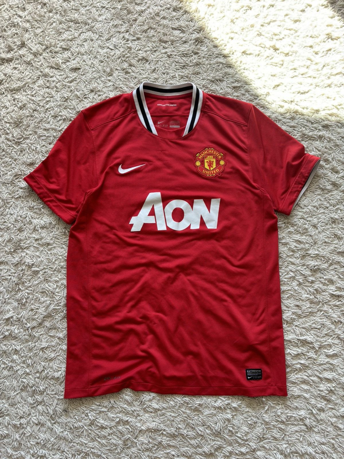 Nike Vintage Soccer Jersey Nike X Manchester United Size US M / EU 48-50 / 2 - 1 Thumbnail