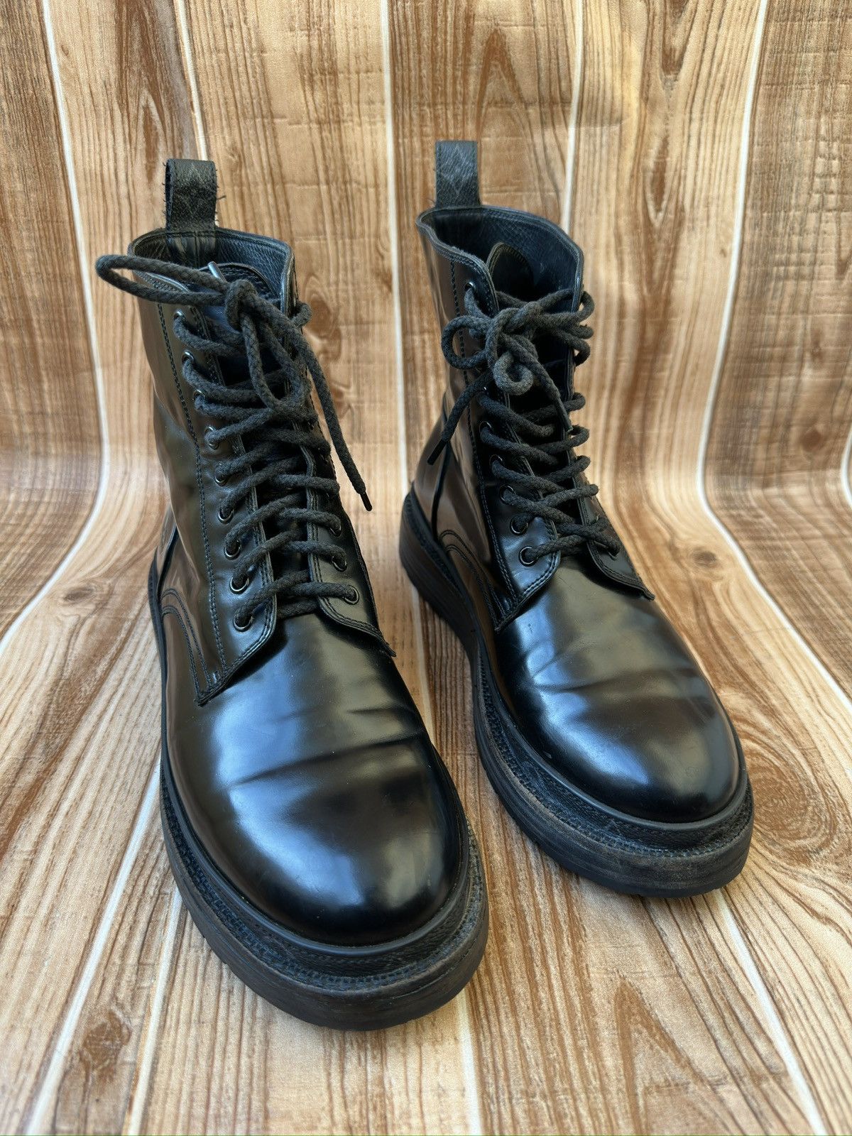 Fragment Design × Louis Vuitton Louis Vuitton X Fragment Black Ice Leather boots Size US 9 / EU 42 - 10 Thumbnail