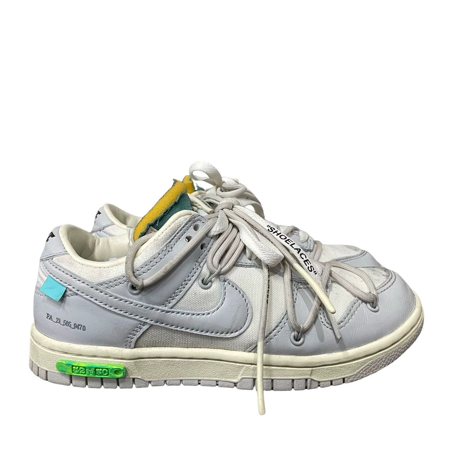 Nike Nike x Off-White Dunk Low Lot 22 Sneakers US 5 Size US 5 / EU 37 - 1 Thumbnail
