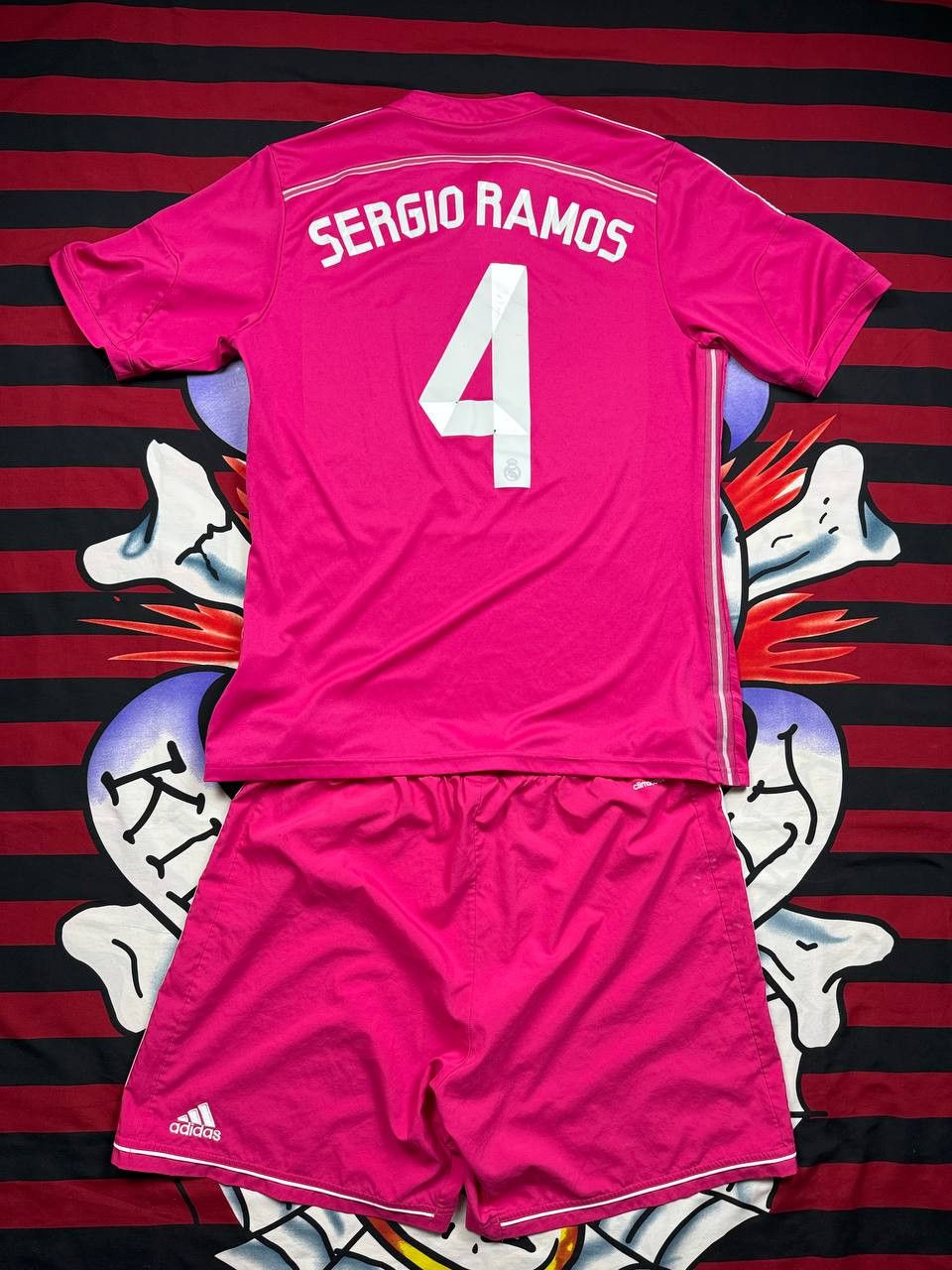 Adidas Adidas Real Madrid #4 Sergio Ramos 2014 Soccer kit jersey XL Size US XL / EU 56 / 4 - 2 Thumbnail