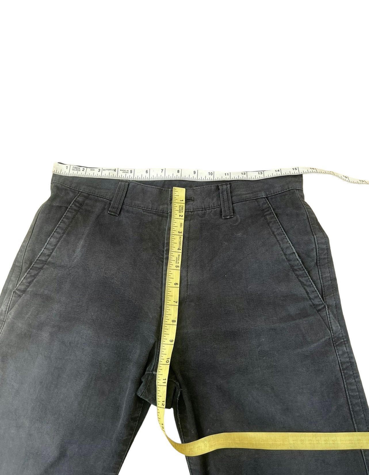 Comme des Garcons Homme Vintage 2005 CDGH AD2005 Distress Faded Waxed Chinos Pant Size US 30 / EU 46 - 3 Thumbnail