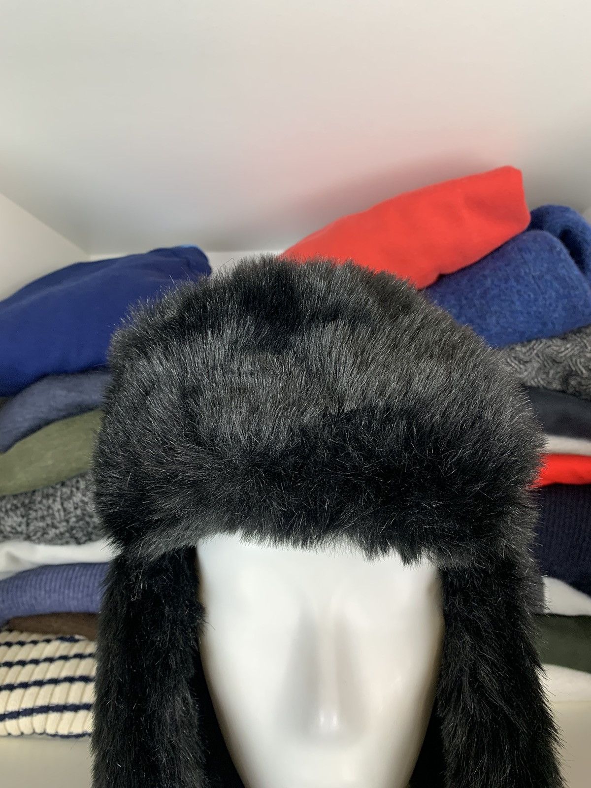 Japanese Brand Y2K Ushanka Faux Fuzzy Fur Hat Size ONE SIZE - 3 Thumbnail